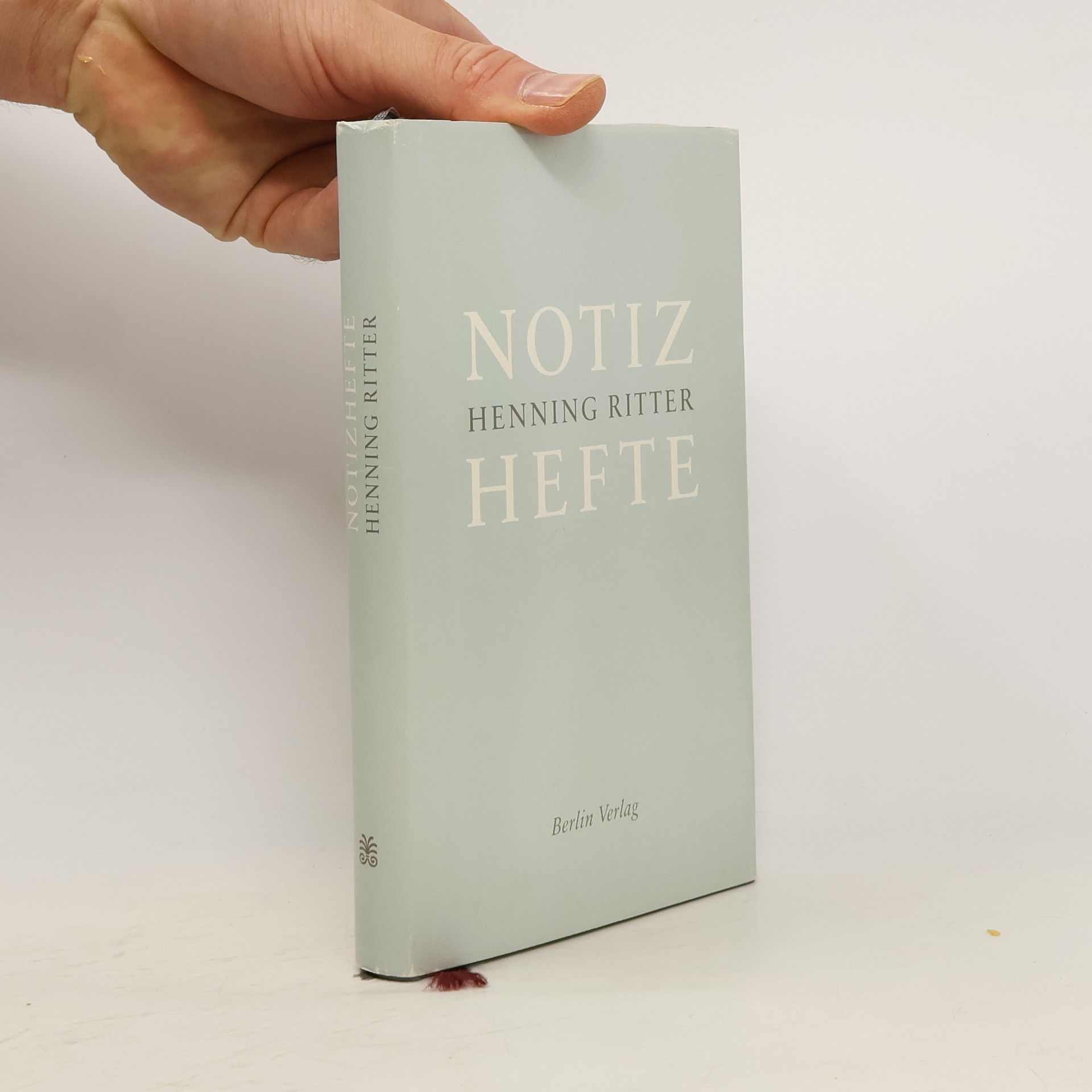 Henning Ritter Notizhefte
