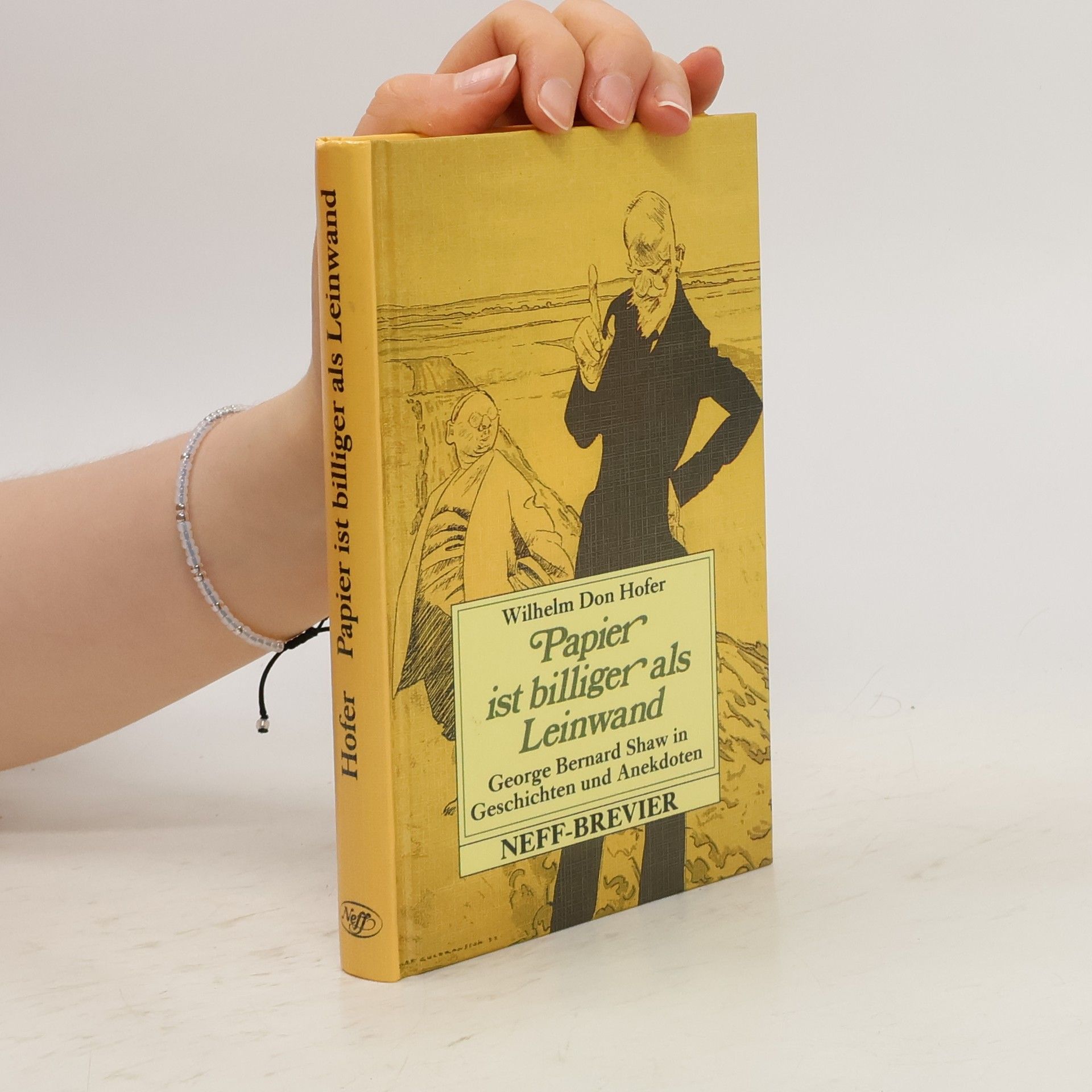Wilhelm Donnhofer Papier ist billiger als Leinwand