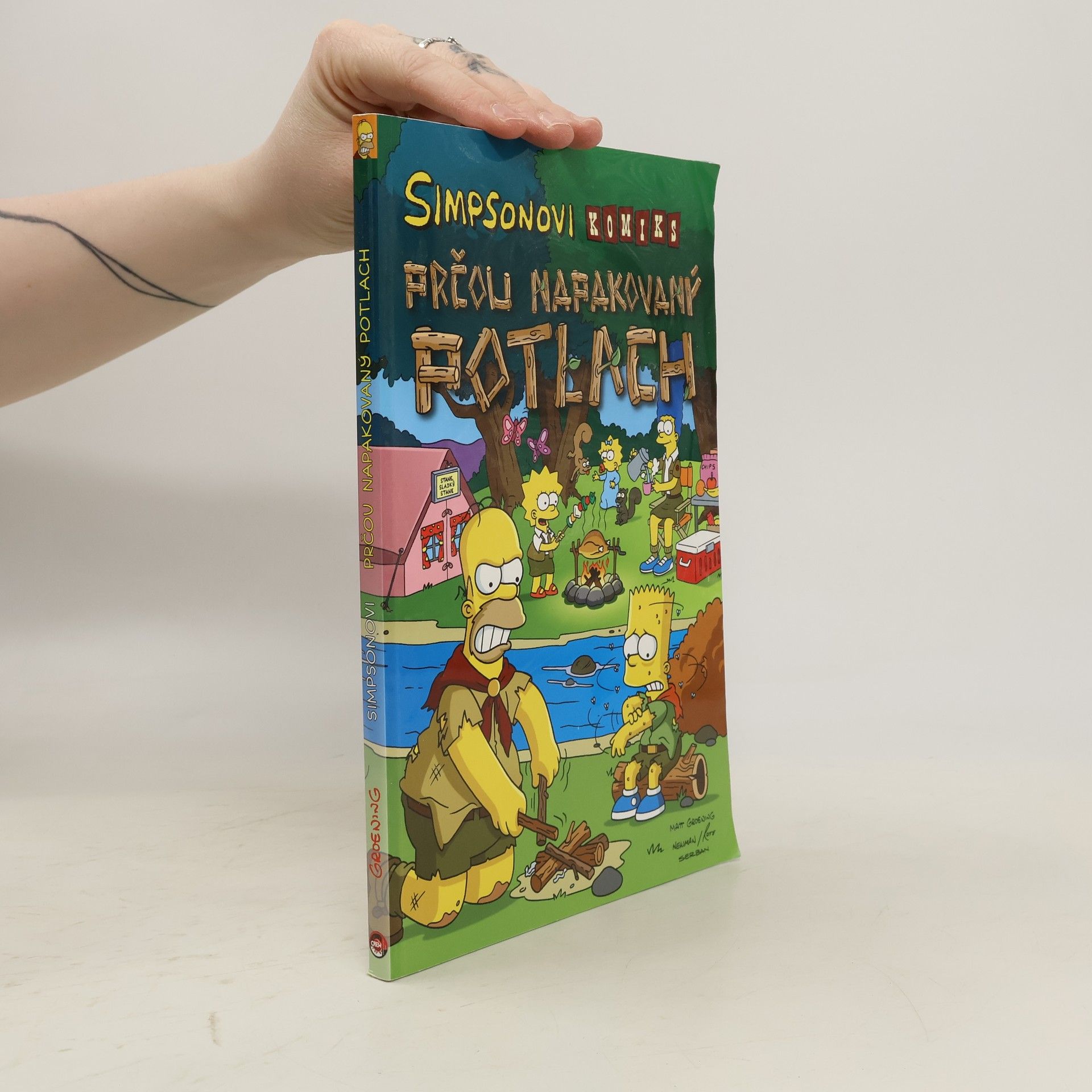 Matt Groening Simpsonovi: Prčou napakovaný potlach