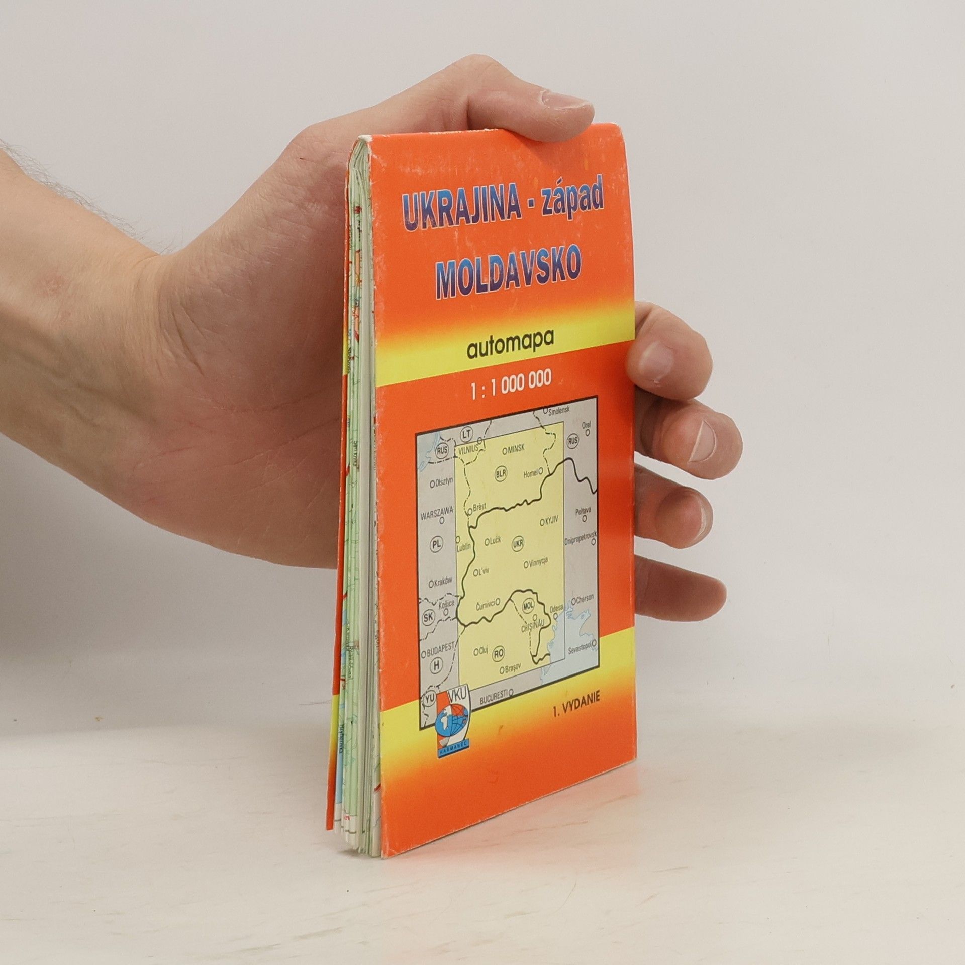 Collective Ukrajina - západ. Moldavsko. Automapa 1 : 1 000 000