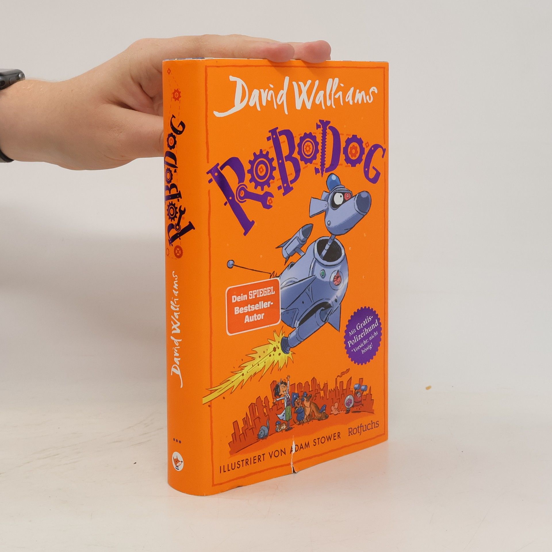 David Walliams Robodog. Cooles Superhelden-Abenteuer mit dem lustigsten Hund der Schurkengeschichte │ Für Kinder ab 9 Jahren von David Walliams