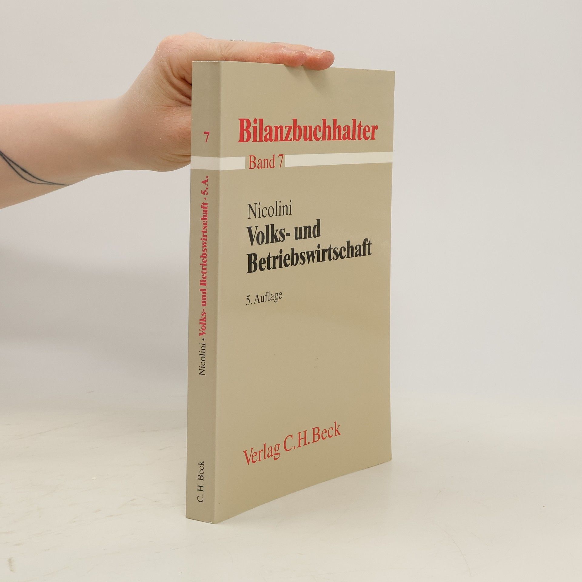 Hans J. Nicolini Volks- und Betriebswirtschaft