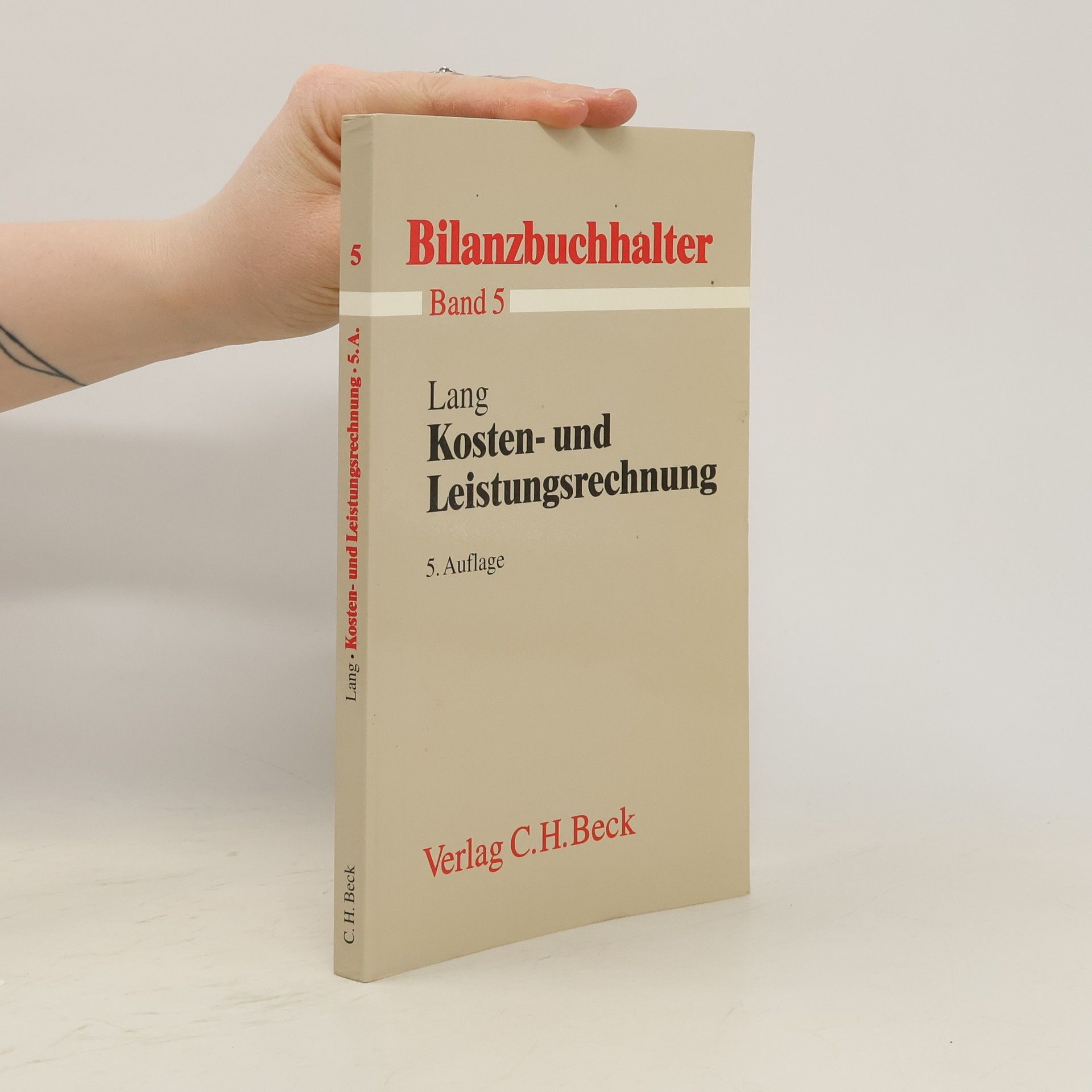 Helmut Lang Kosten- und Leistungsrechnung