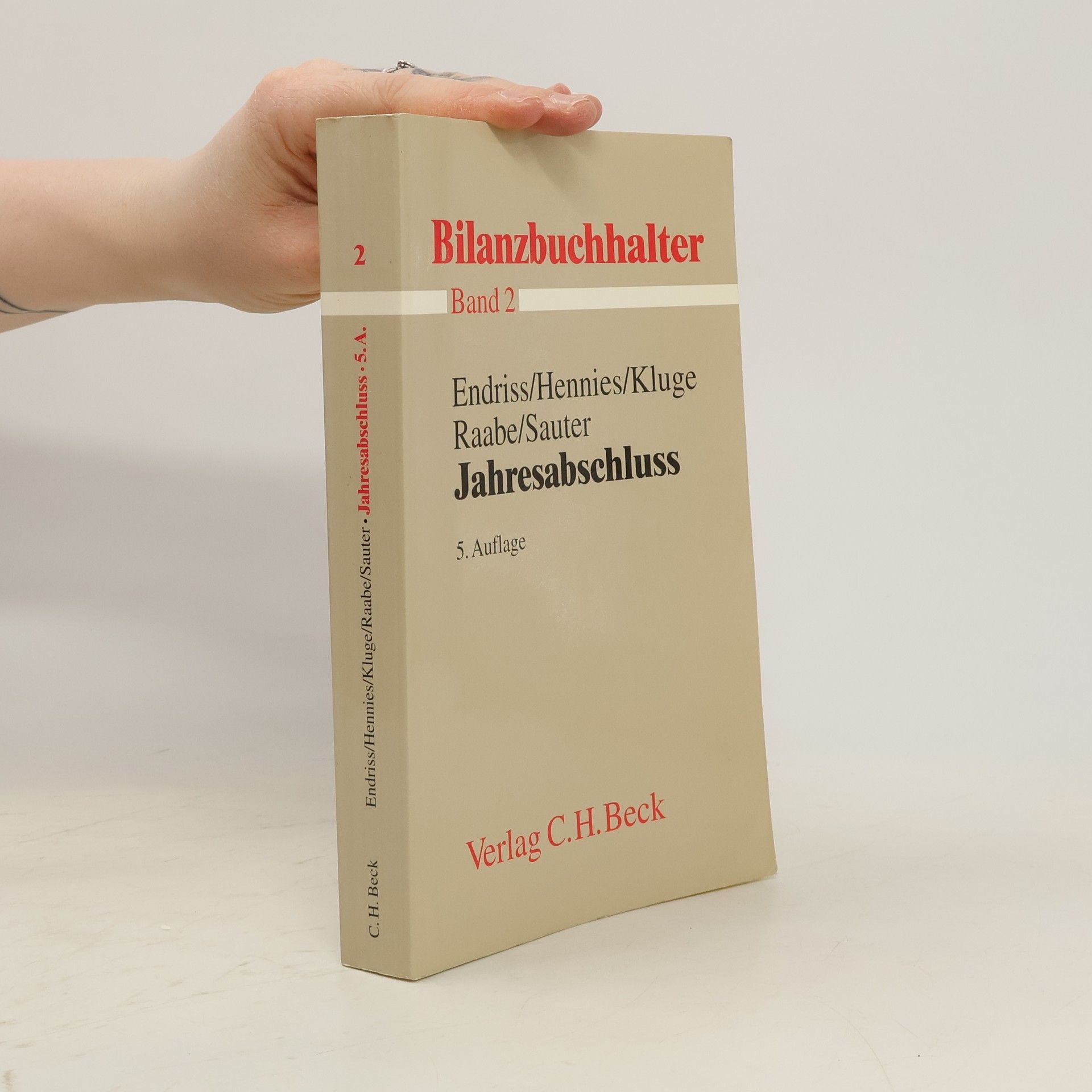 Horst Walter Endriss Jahresabschluss