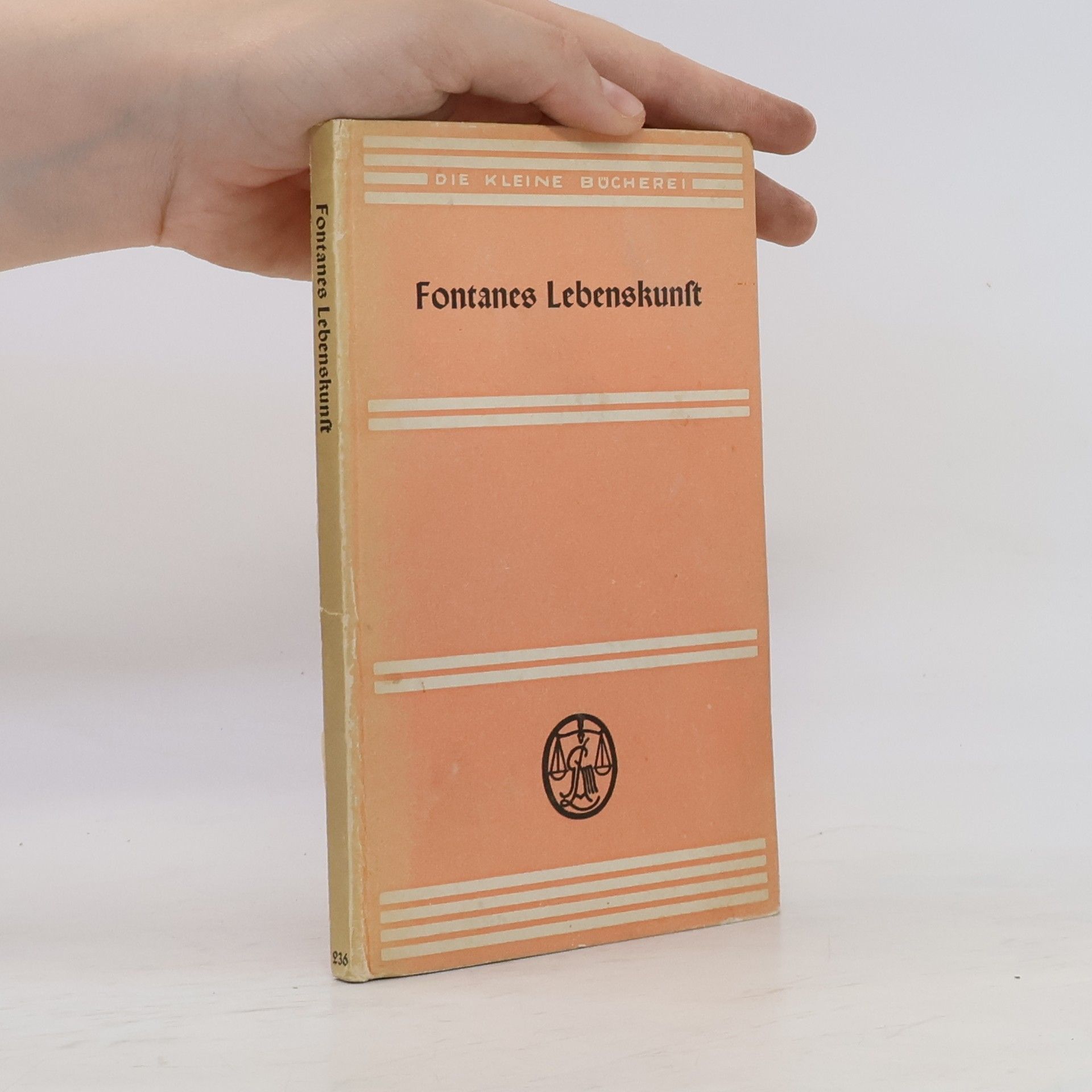 Josef Hofmiller Fontanes Lebenskunst