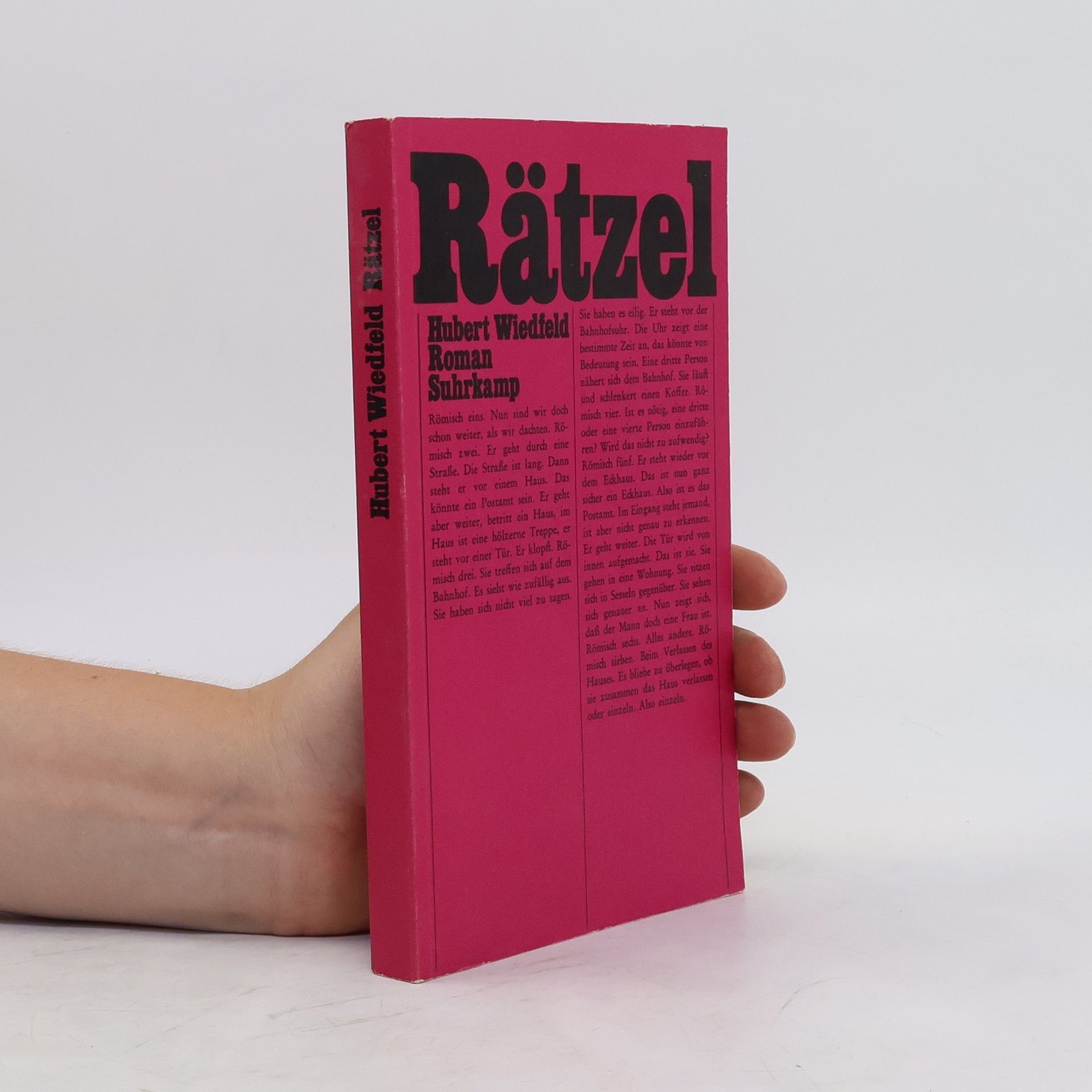 Hubert Wiedfeld  Rätzel