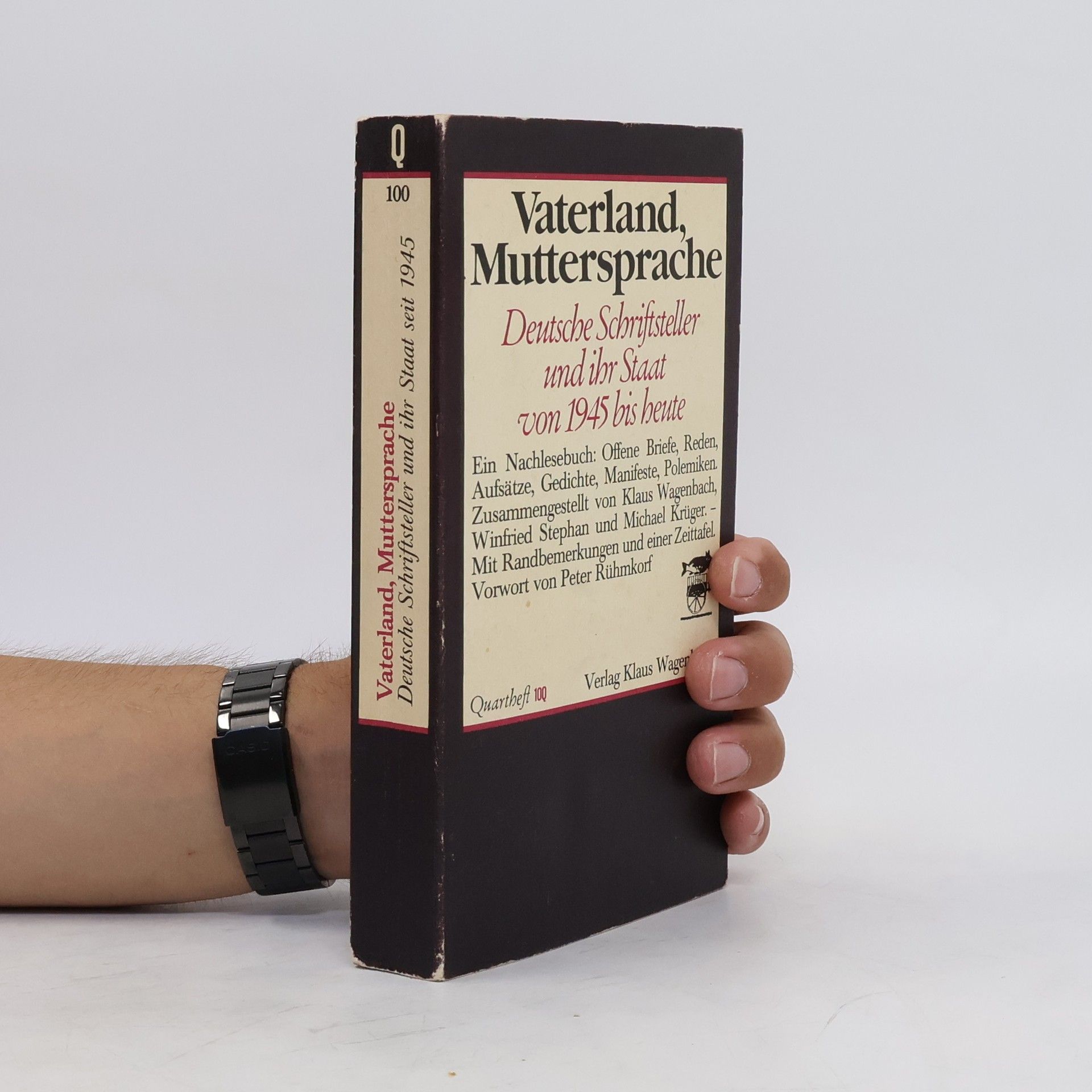 Klaus Wagenbach Vaterland, Muttersprache