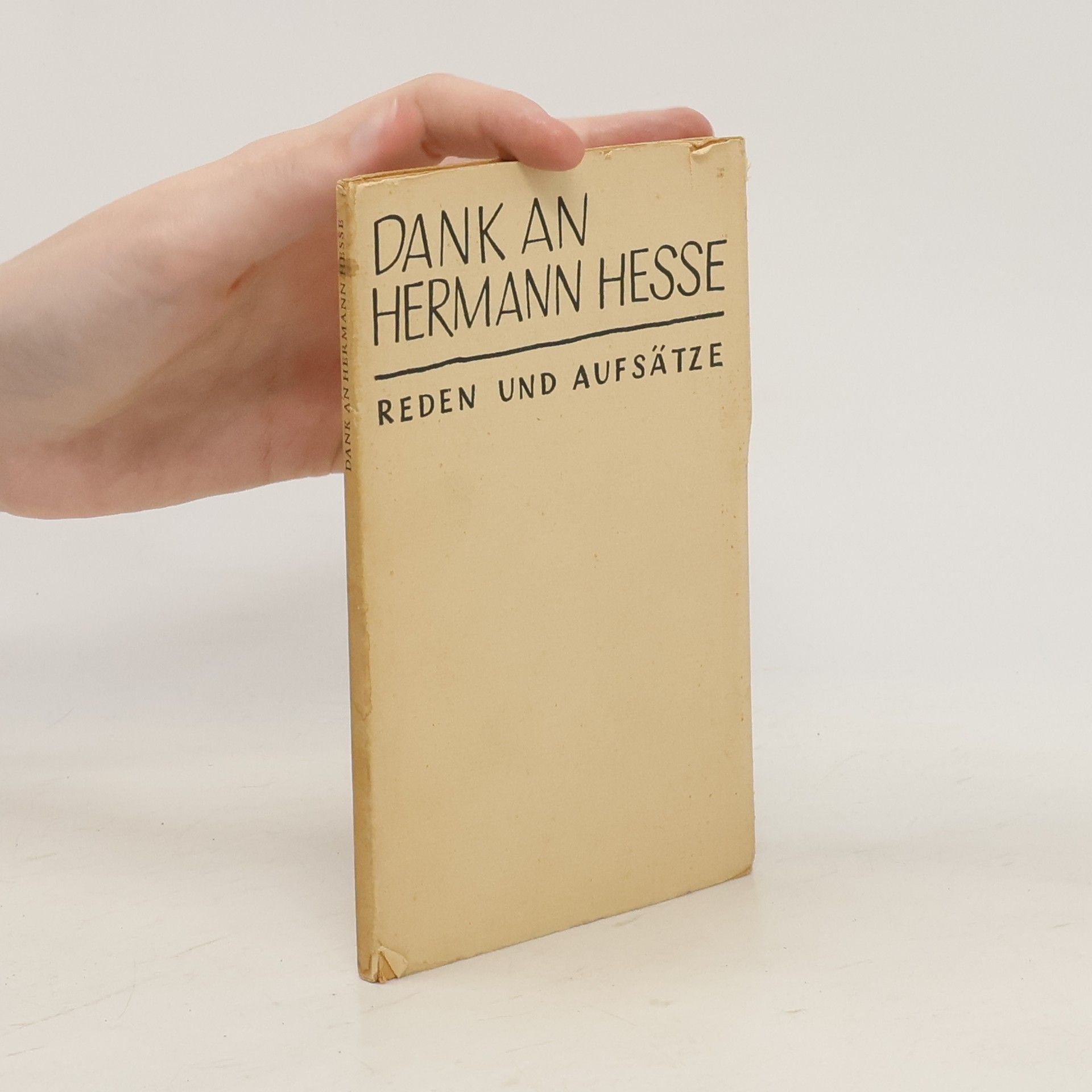 Oskar Maria Graf Dank an Hermann Hesse