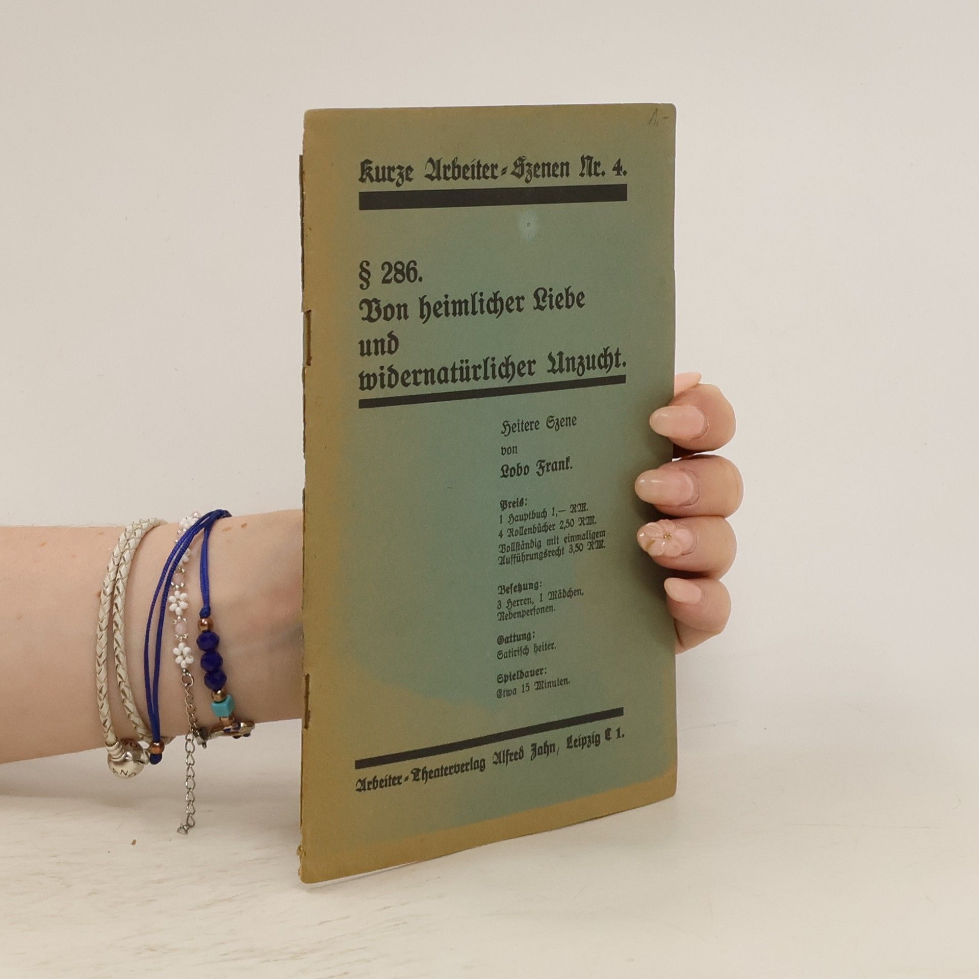 Lobo Frank Kurze Arbeiter-Szenen Nr. 4