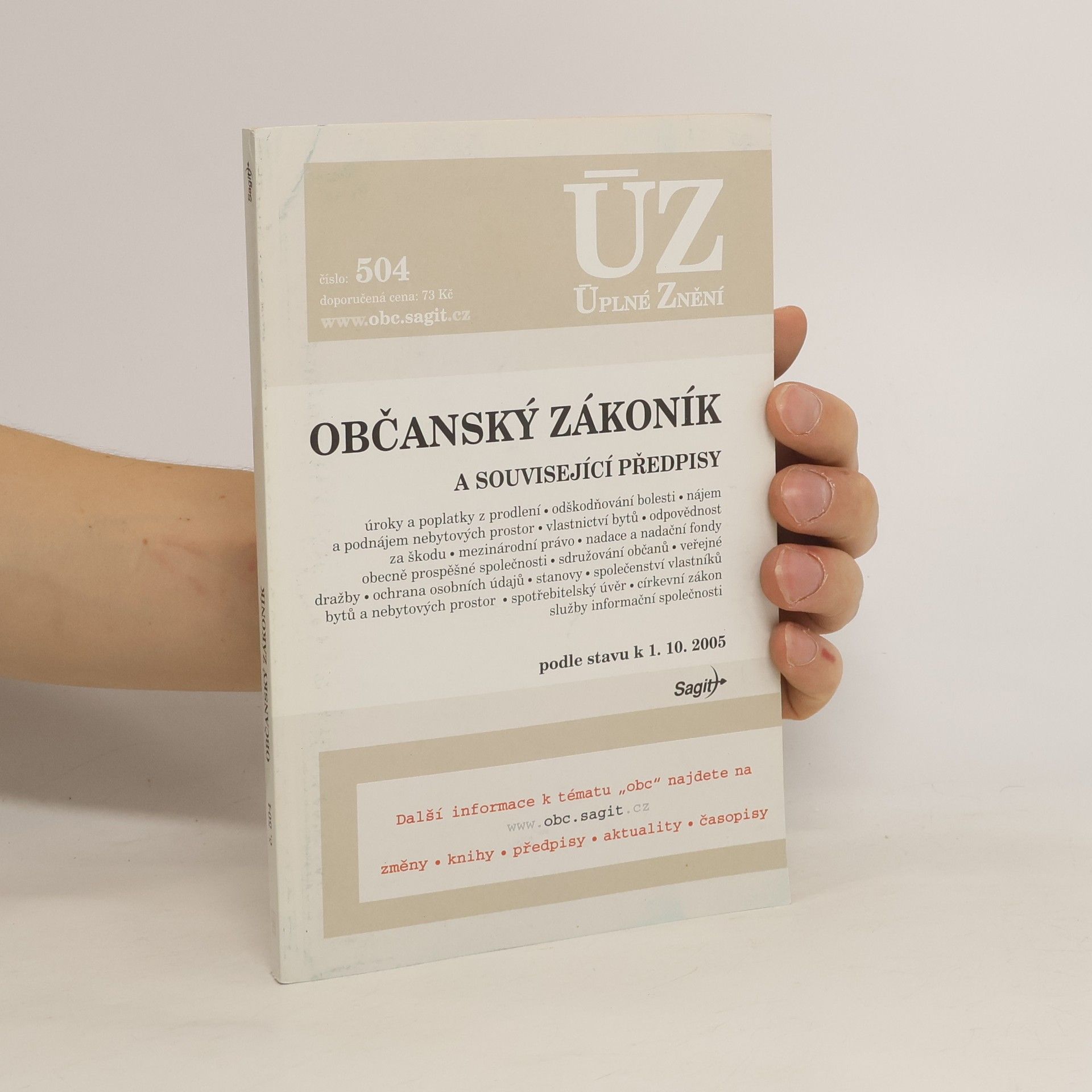 Autorenkollektiv Občanský zákoník a související předpisy