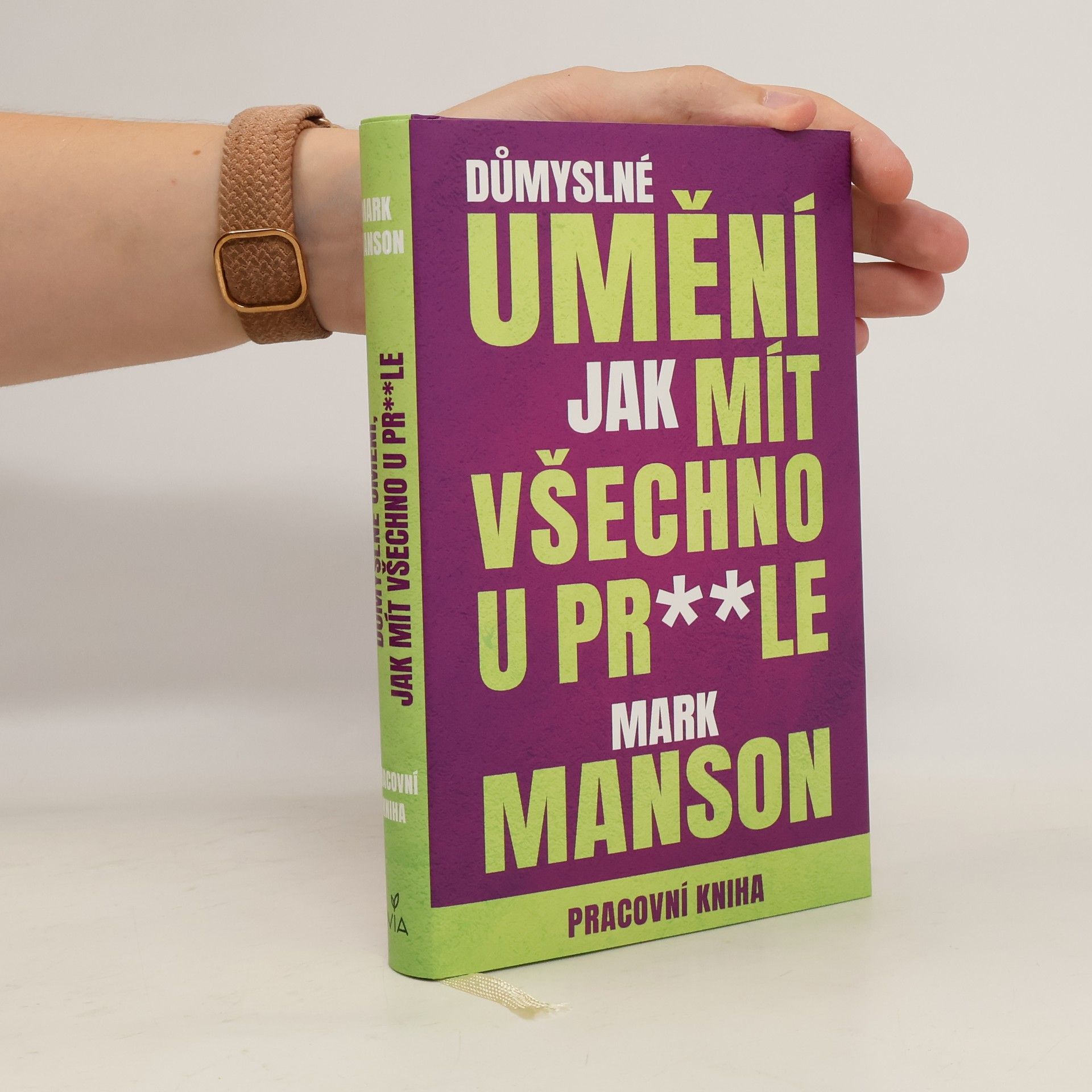 Mark Manson Důmyslné umění, jak mít všechno u pr**le. Pracovní kniha