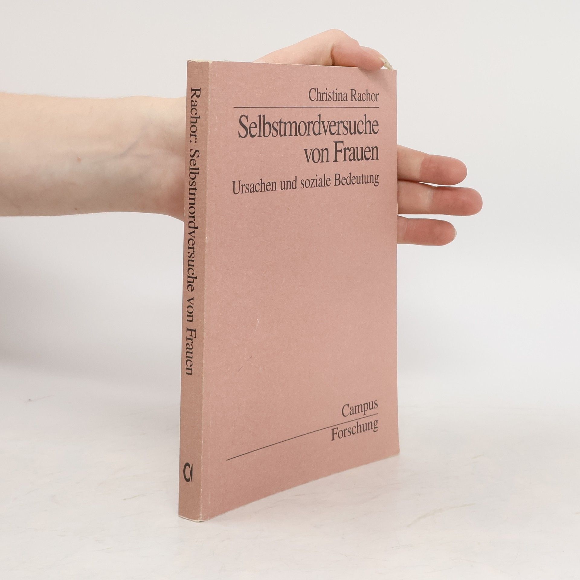 Christina Rachor Selbstmordversuche von Frauen