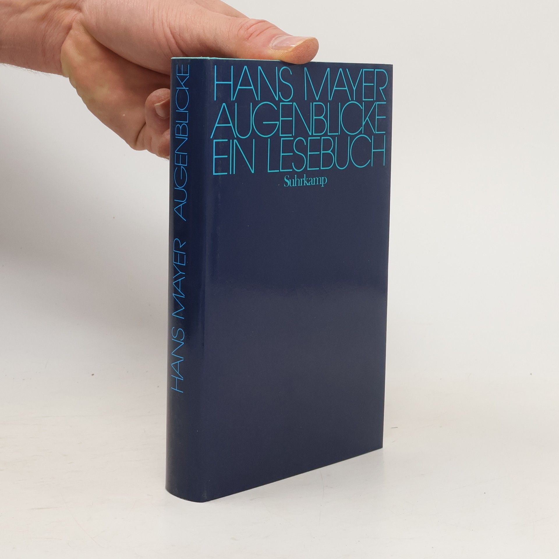Hans Mayer Augenblicke. Ein Lesebuch