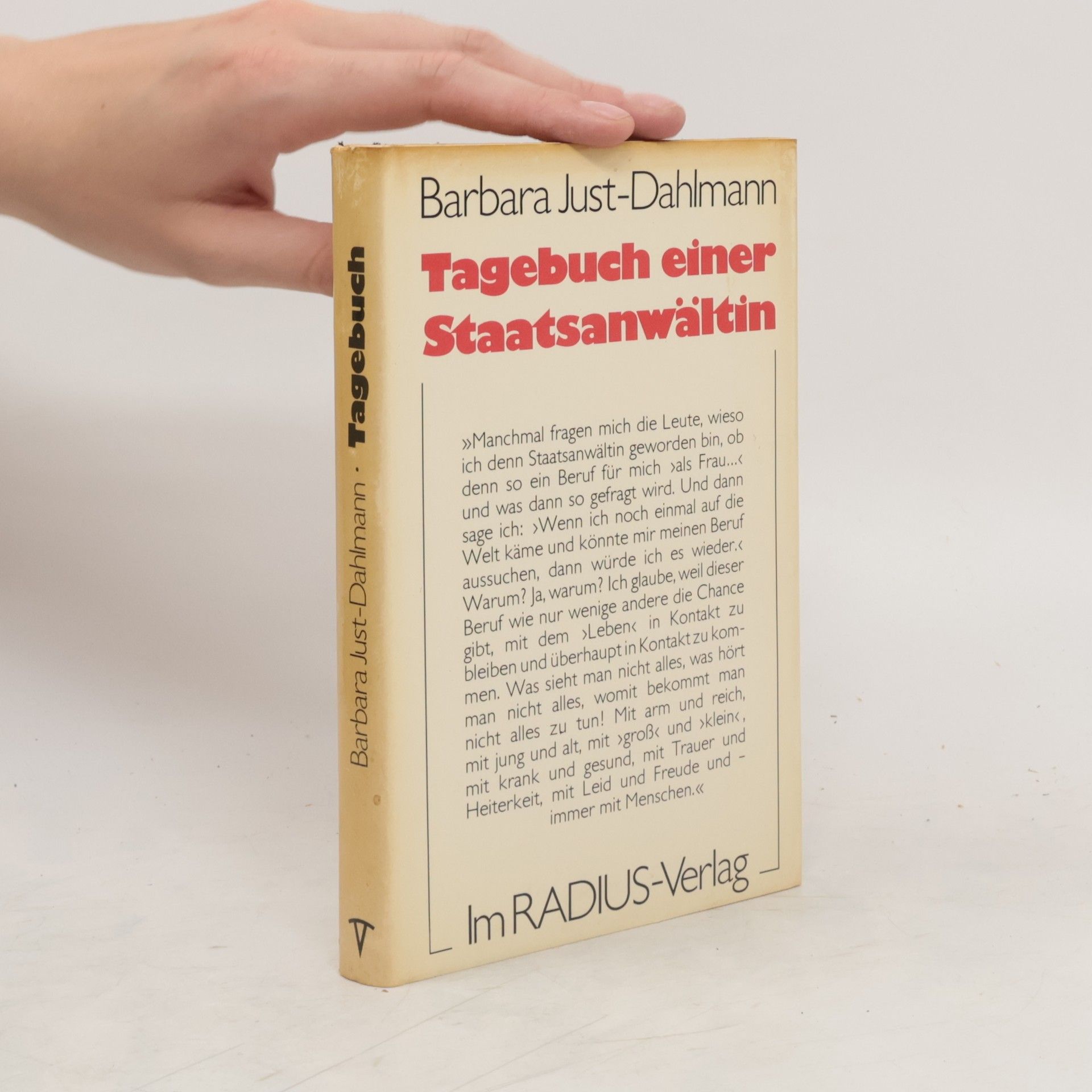 Barbara Just-Dahlmann Tagebuch einer Staatsanwältin