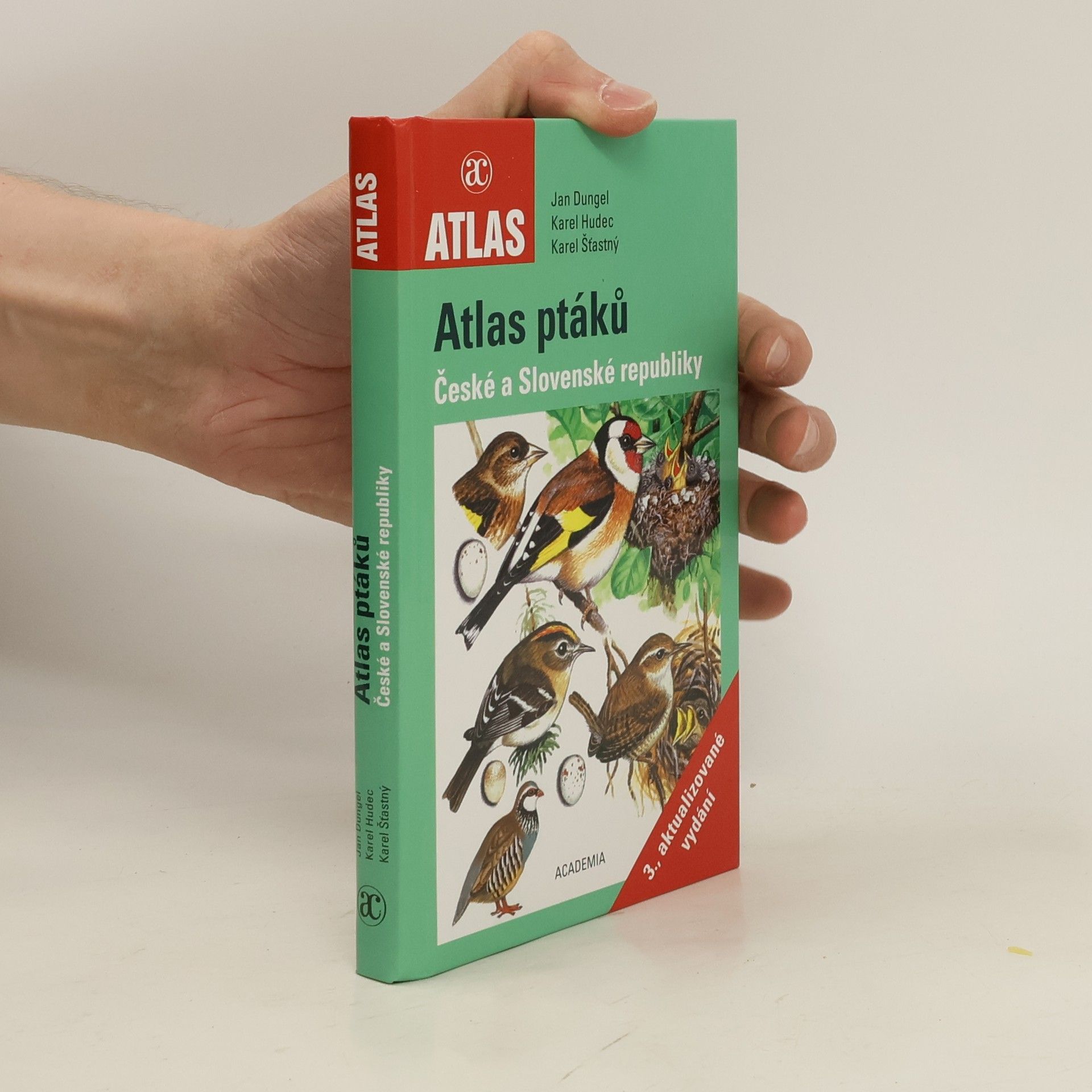 Jan Dungel Atlas ptáků České a Slovenské republiky