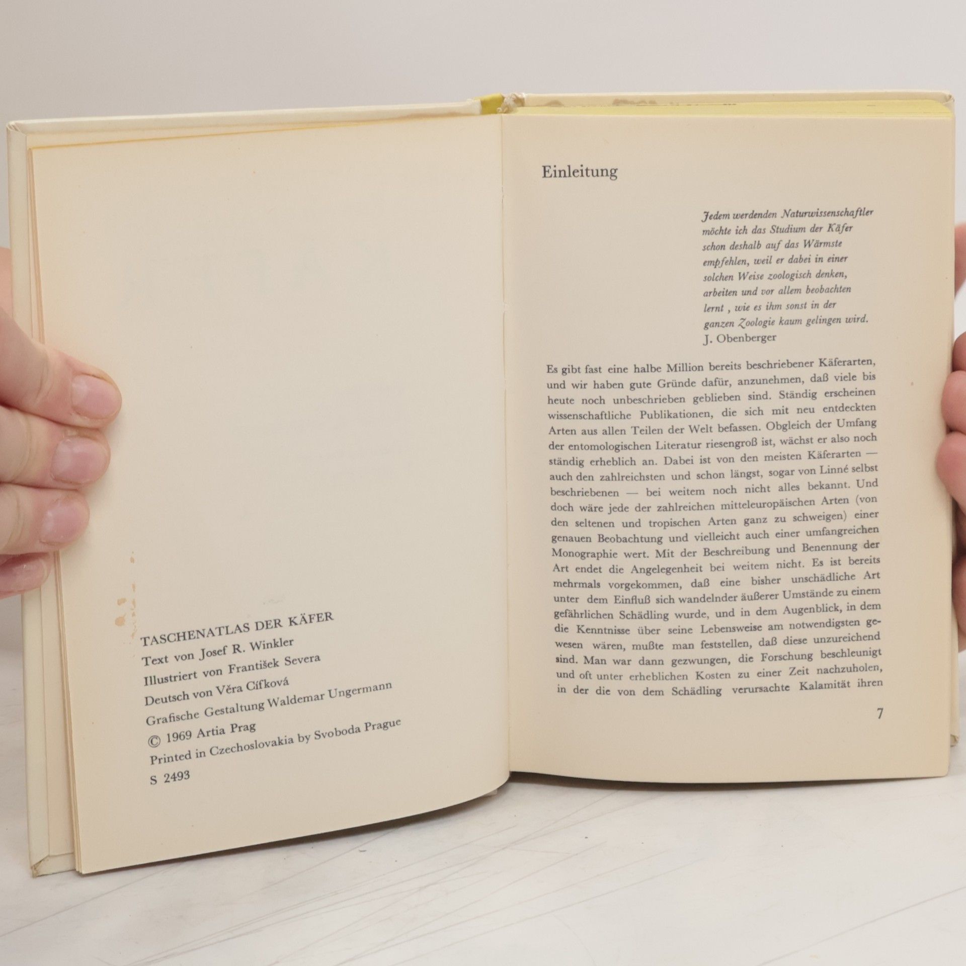 Josef R. Winkler Taschenatlas der Käfer