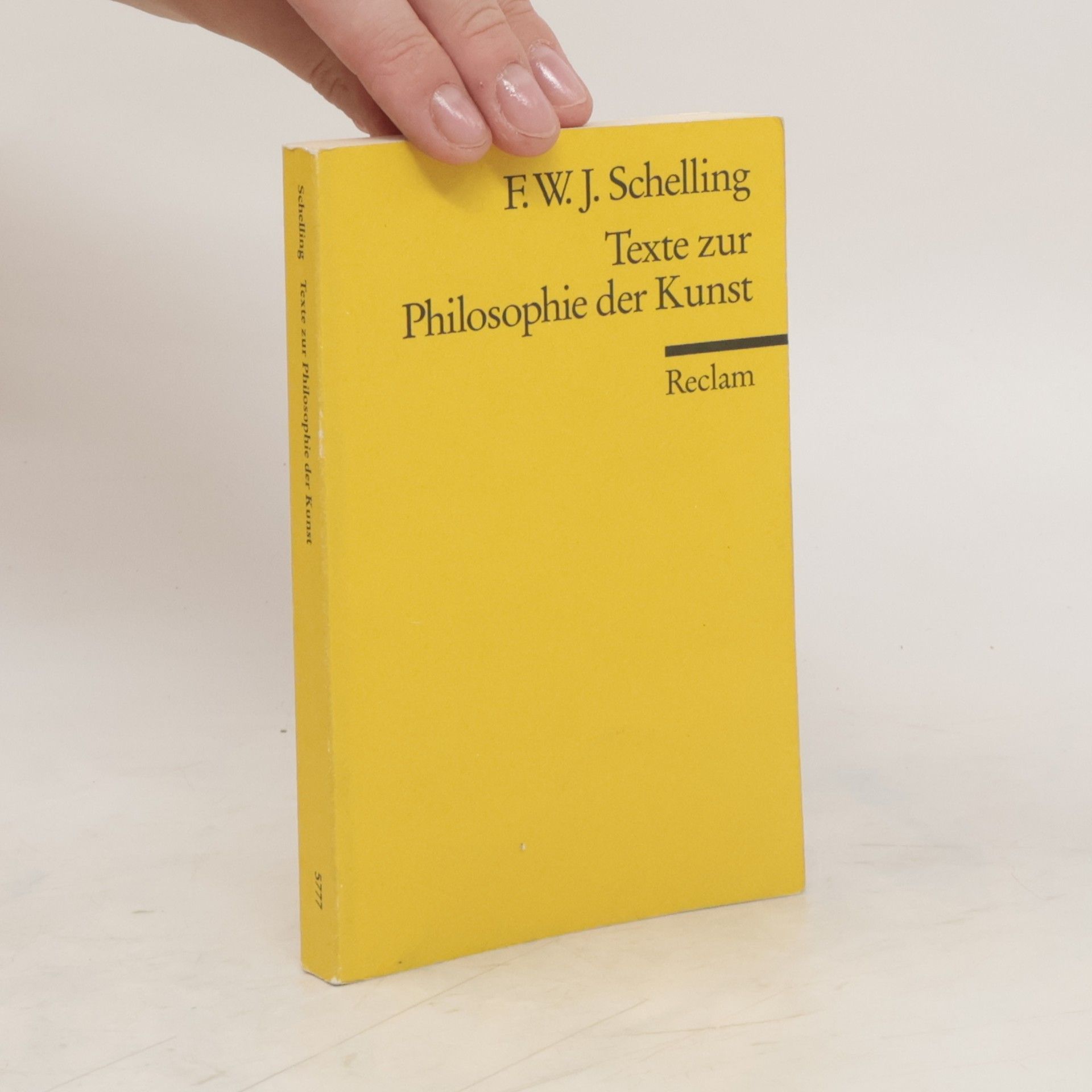 Friedrich Wilhelm Joseph von Schelling Texte zur Philosophie der Kunst