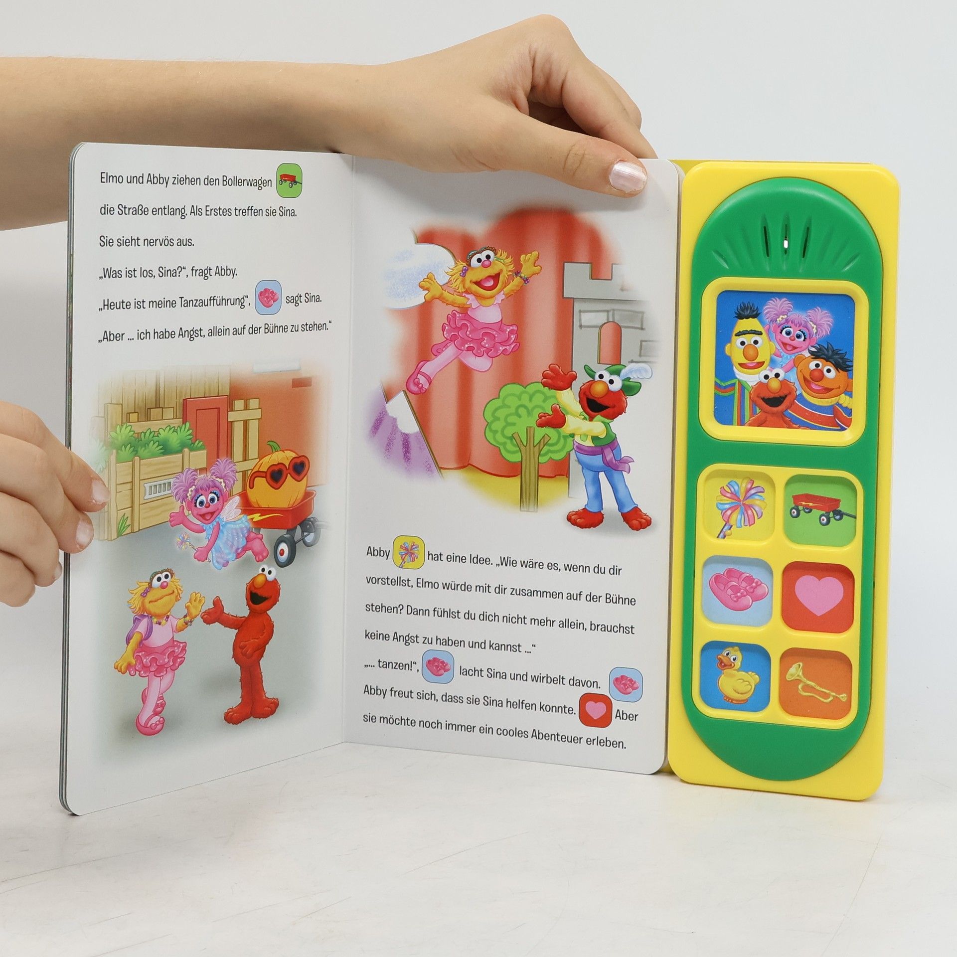 Autorenkollektiv Sesamstraße - Nett sein ist cool! - Soundbuch - Pappbilderbuch mit 7 Geräuschen