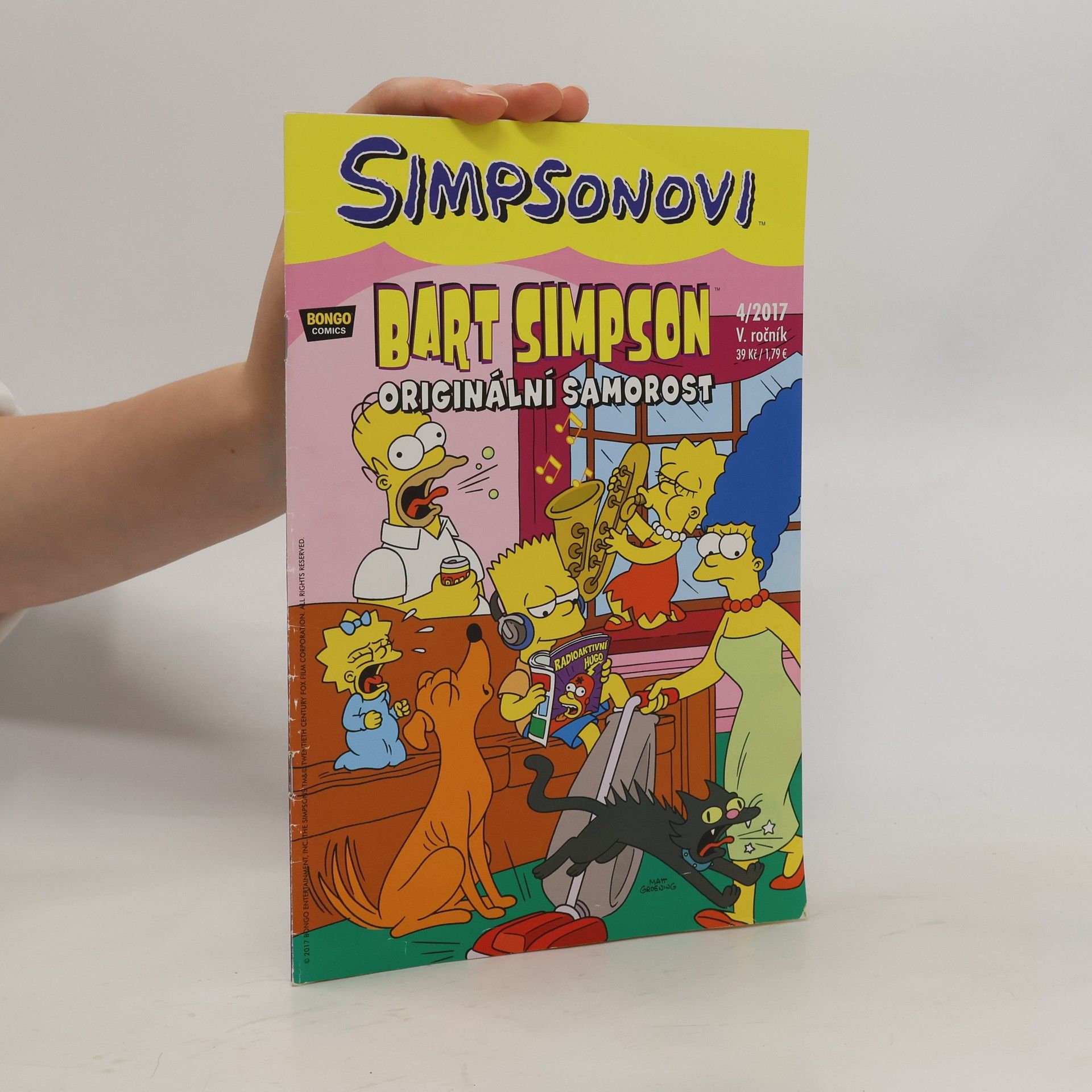Matt Groening Bart Simpson 4/2017. Originální samorost