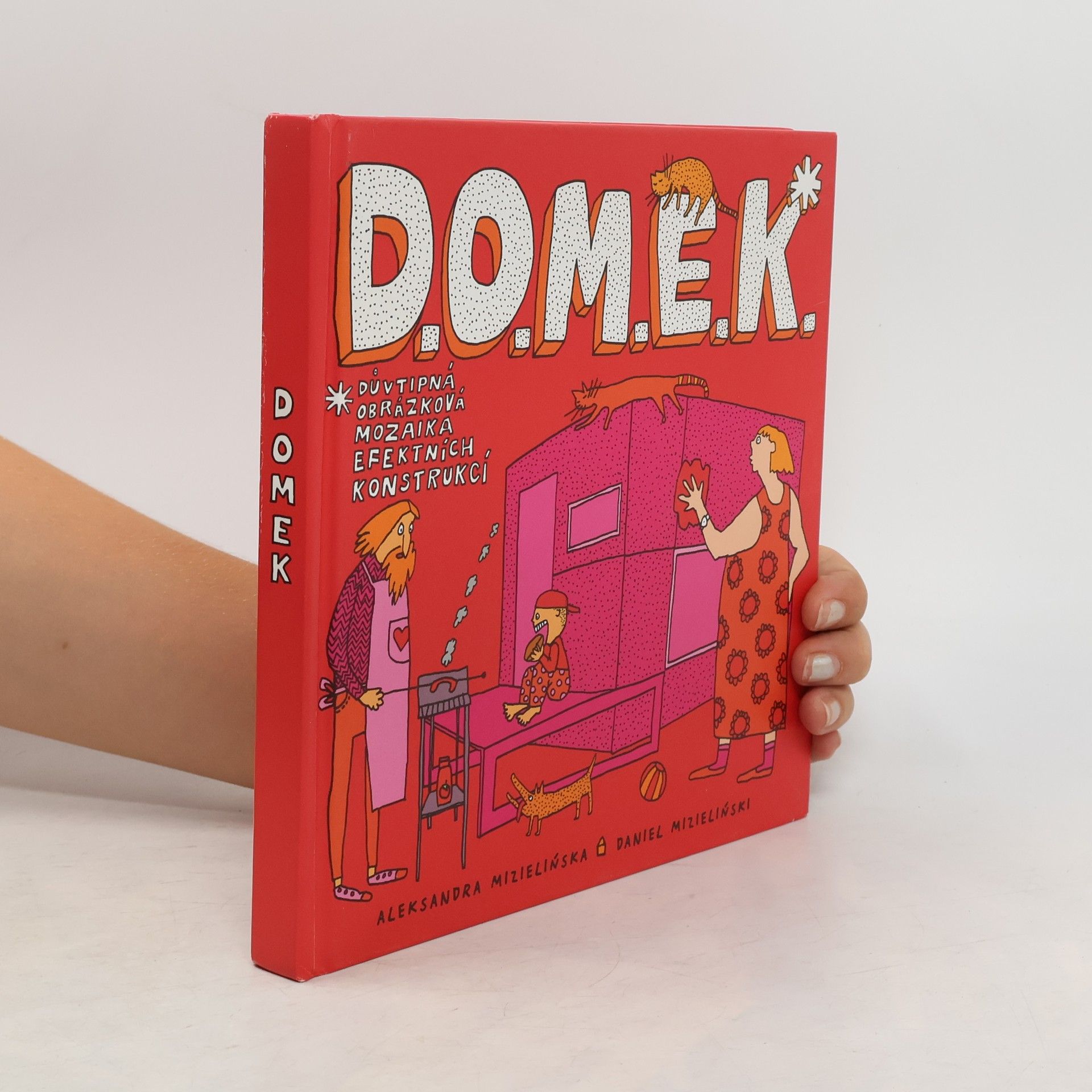 Aleksandra Mizielińska D.O.M.E.K. DOMEK. Důvtipná obrázková mozaika efektních konstrukcí