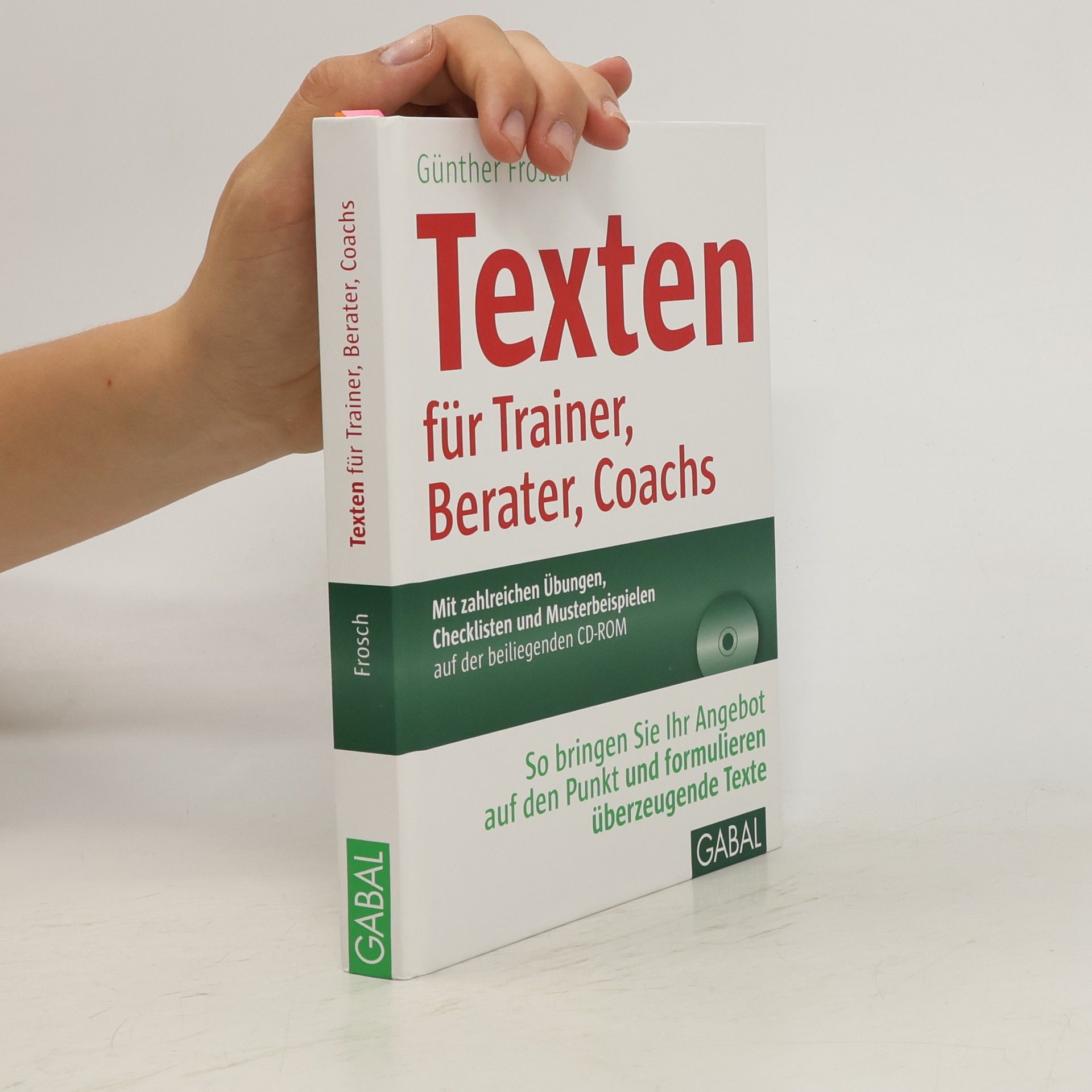 Günther Frosch Texten für Trainer, Berater, Coachs