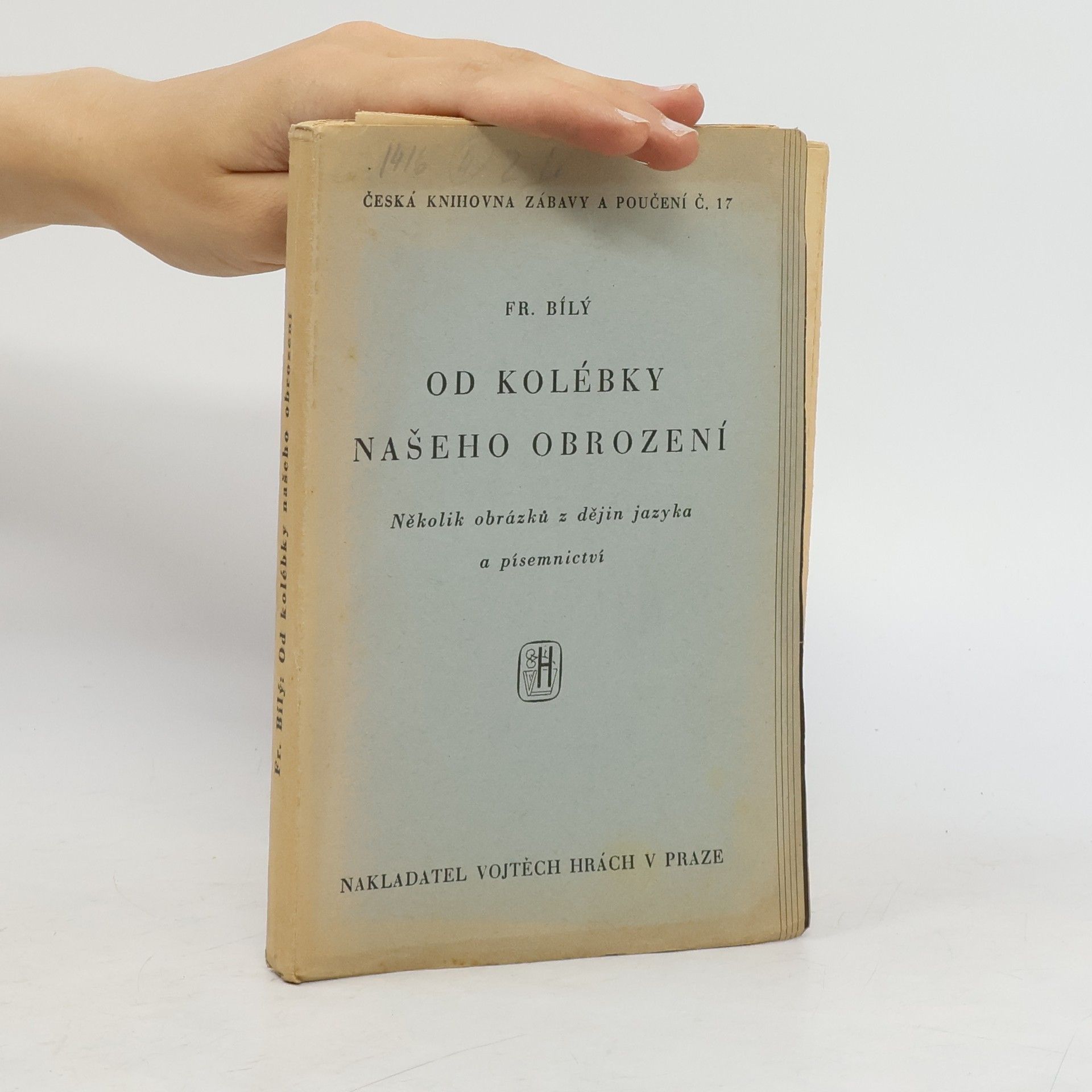 František Bílý Od kolébky našeho obrození
