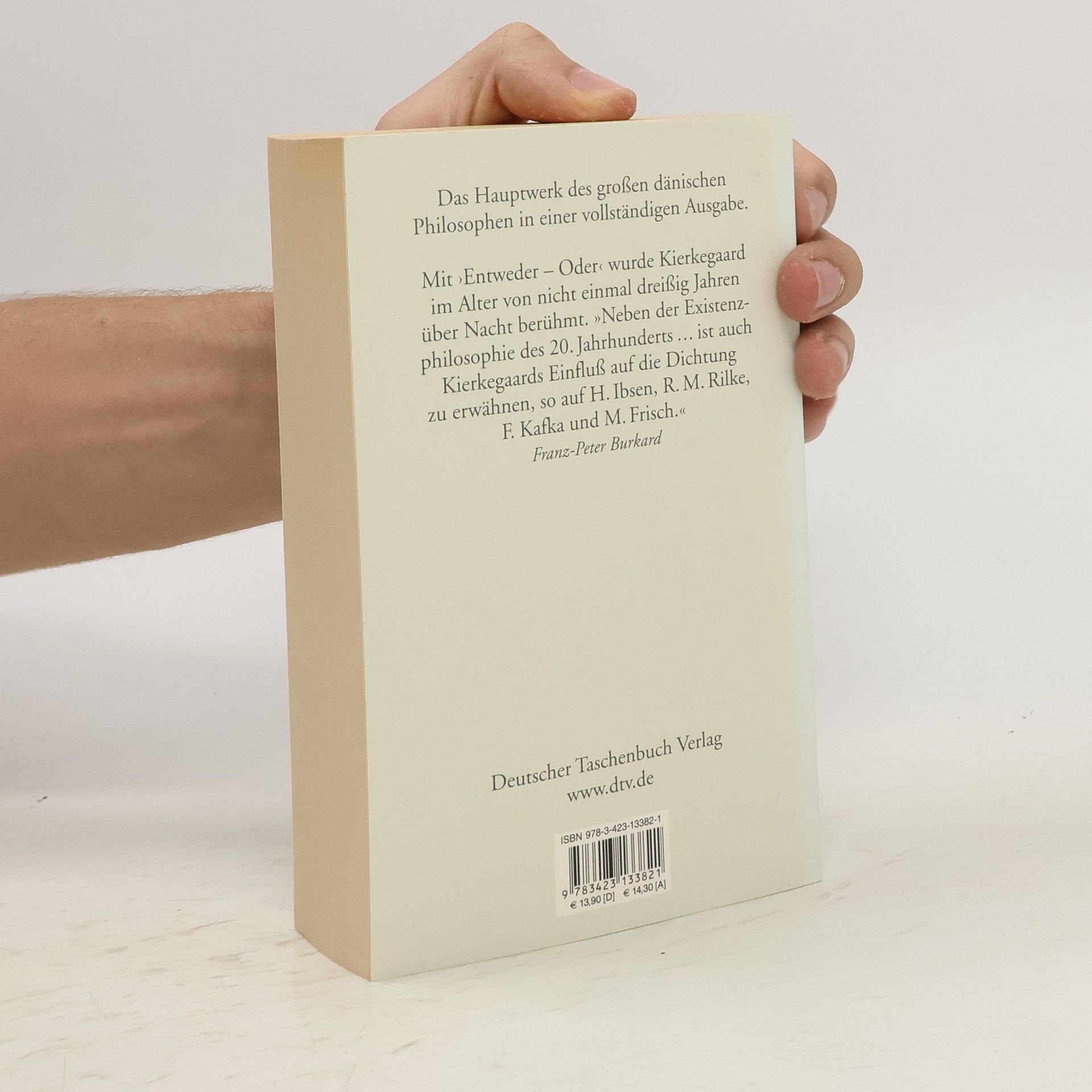 Søren Kierkegaard Entweder Oder