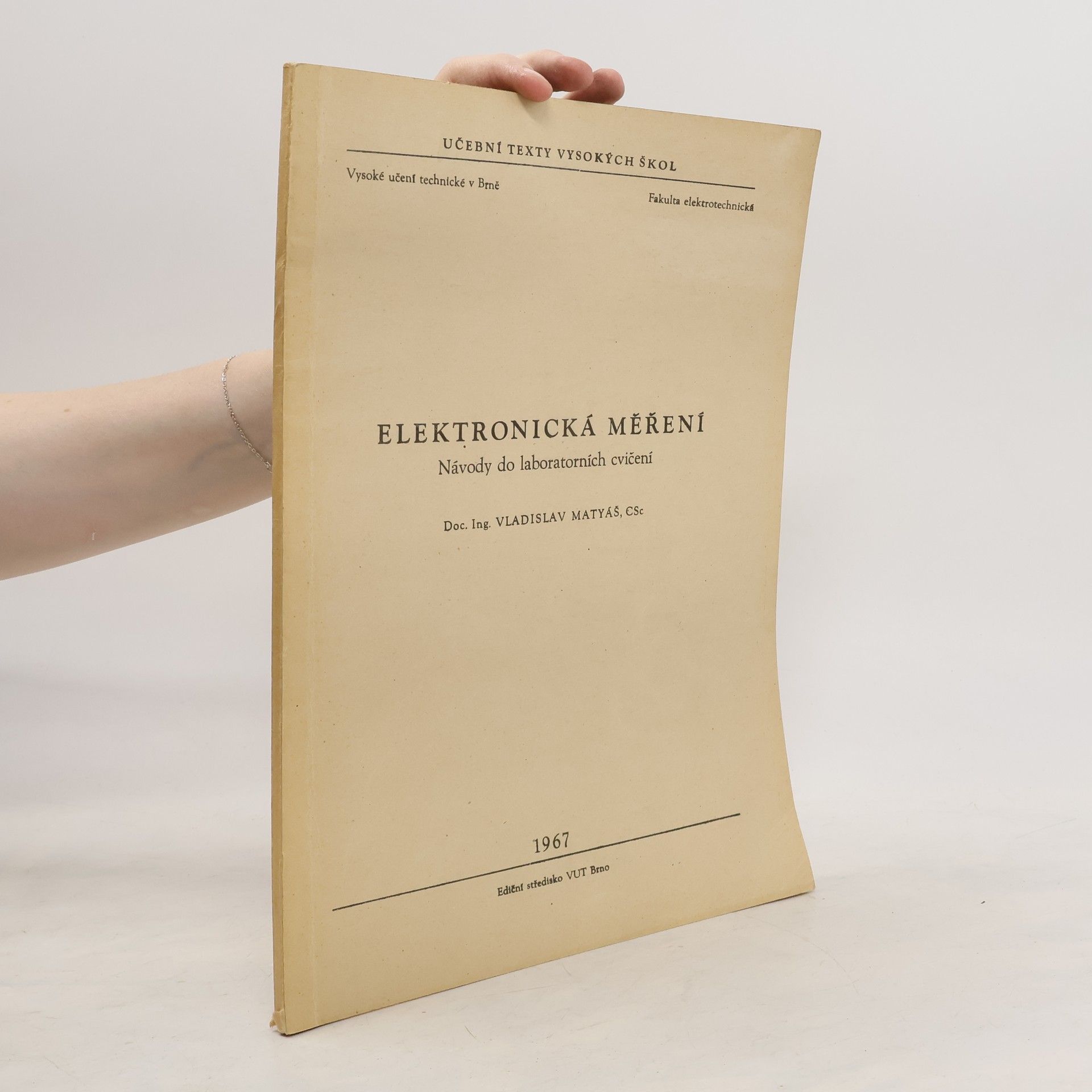Vladsilav Matyáš Elektronická měření