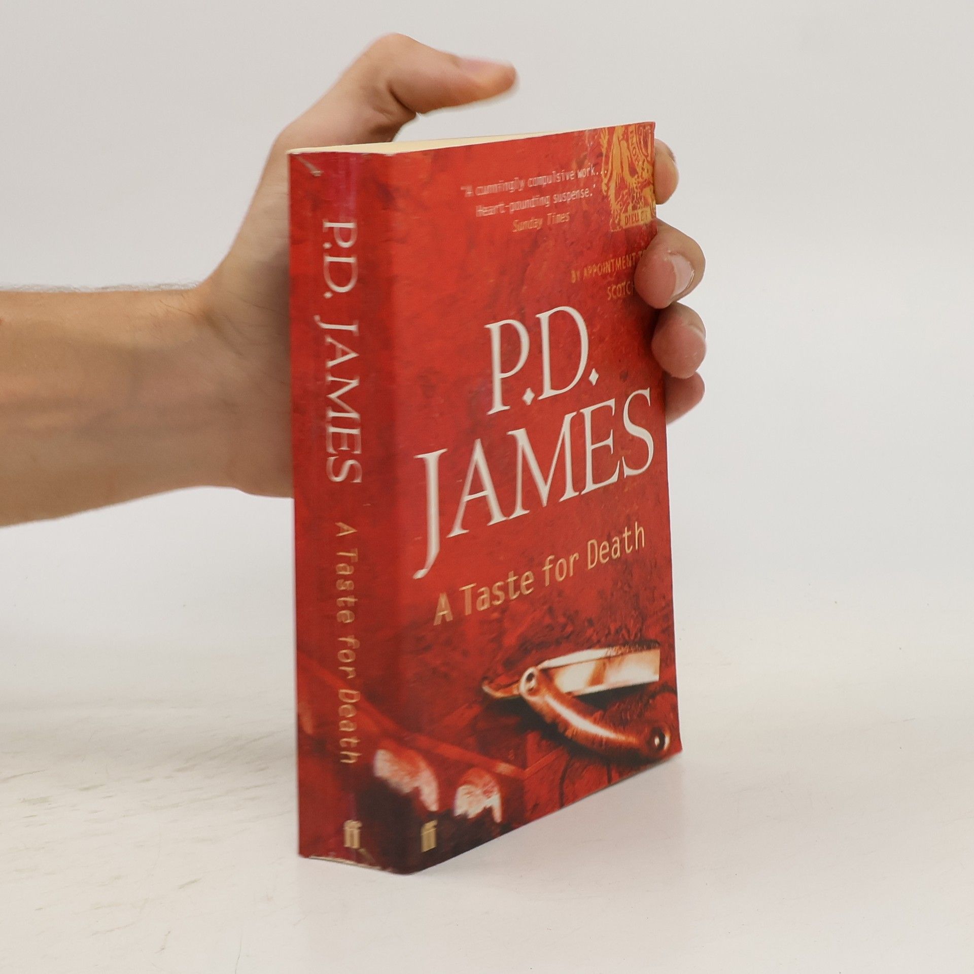 James P.D. A Taste for Death. Der Beigeschmack des Todes, englische Ausgabe