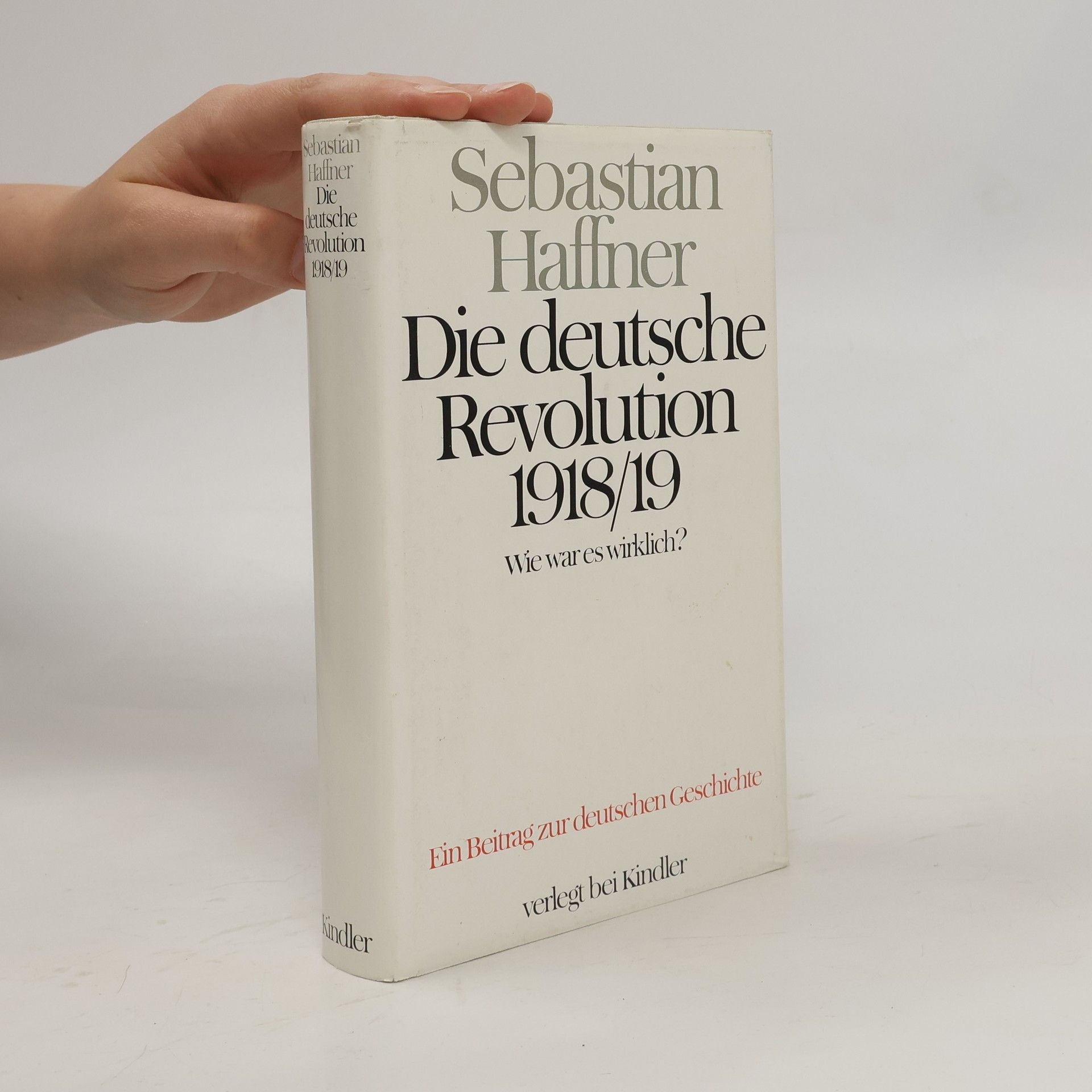 Sebastian Haffner Die deutsche Revolution 1918/19