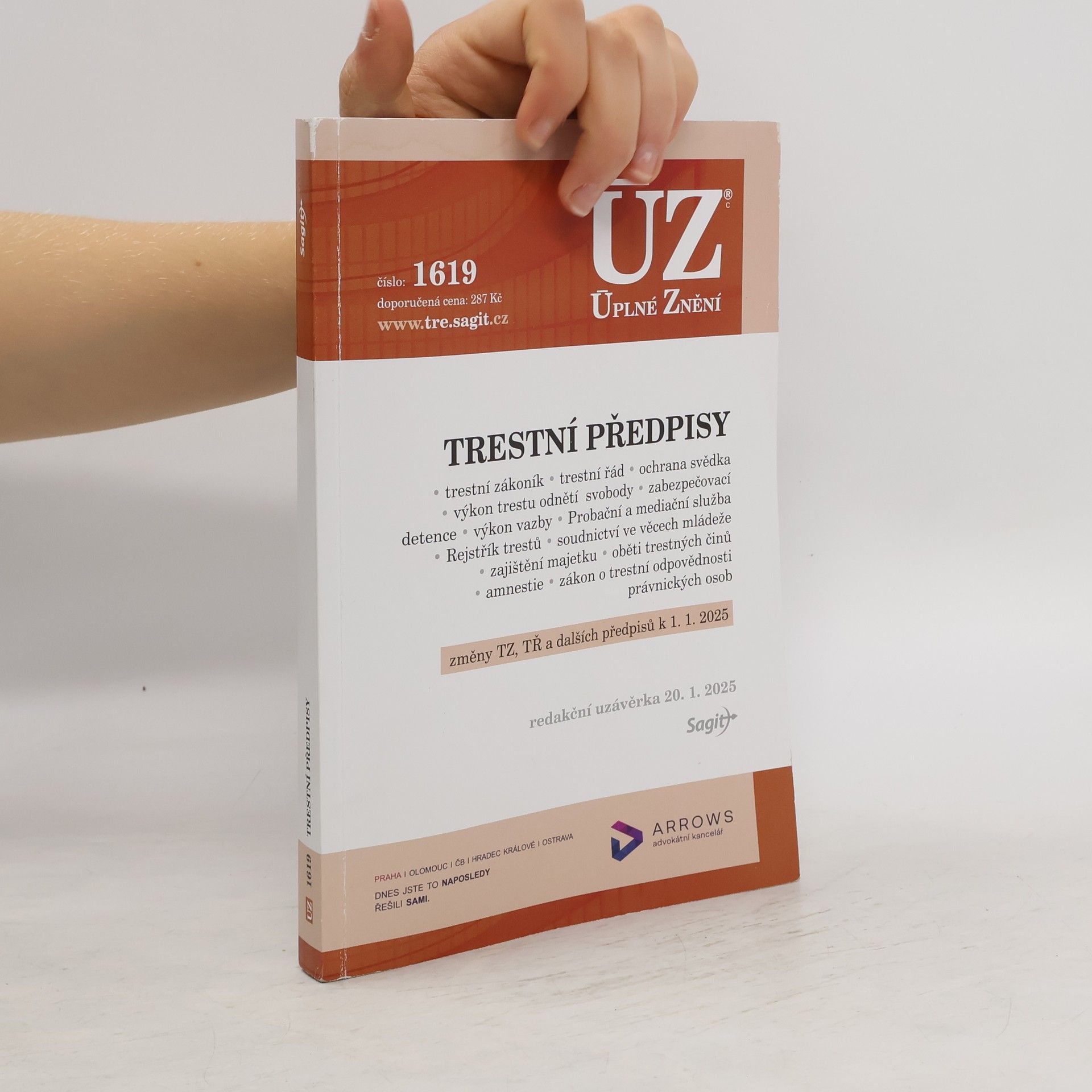 Autorenkollektiv Trestní předpisy č. 1619