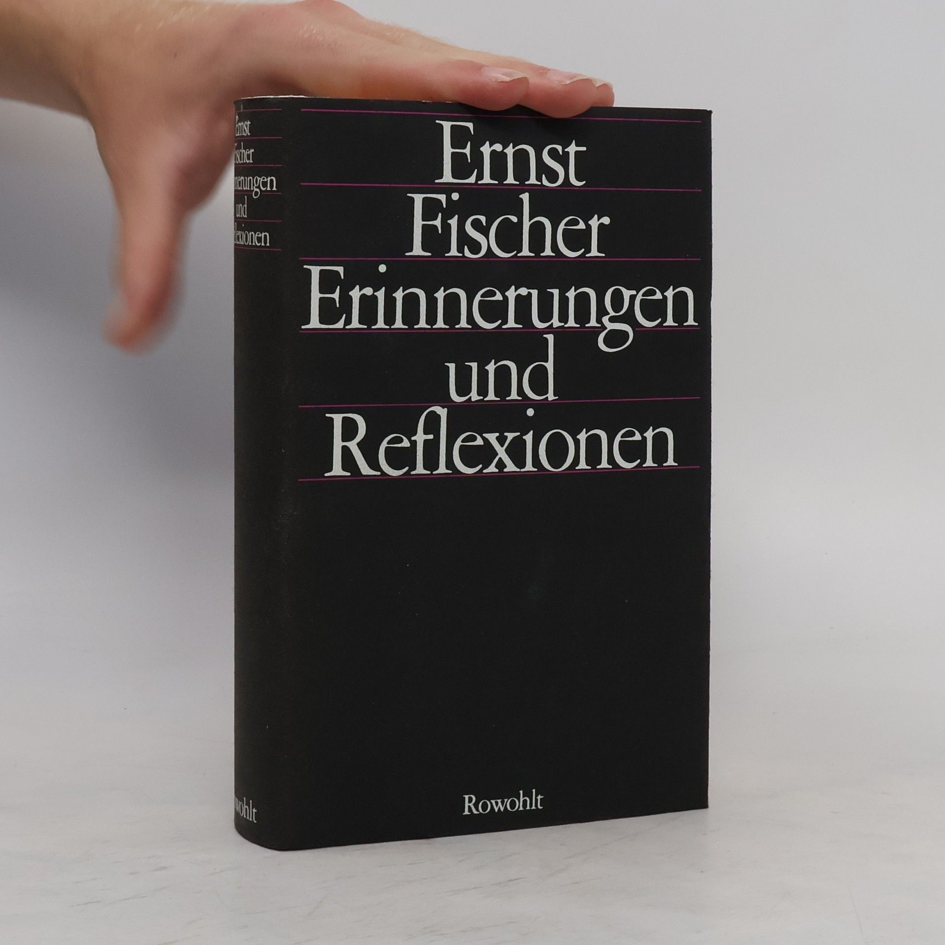 Ernst Fischer Erinnerungen und Reflexionen