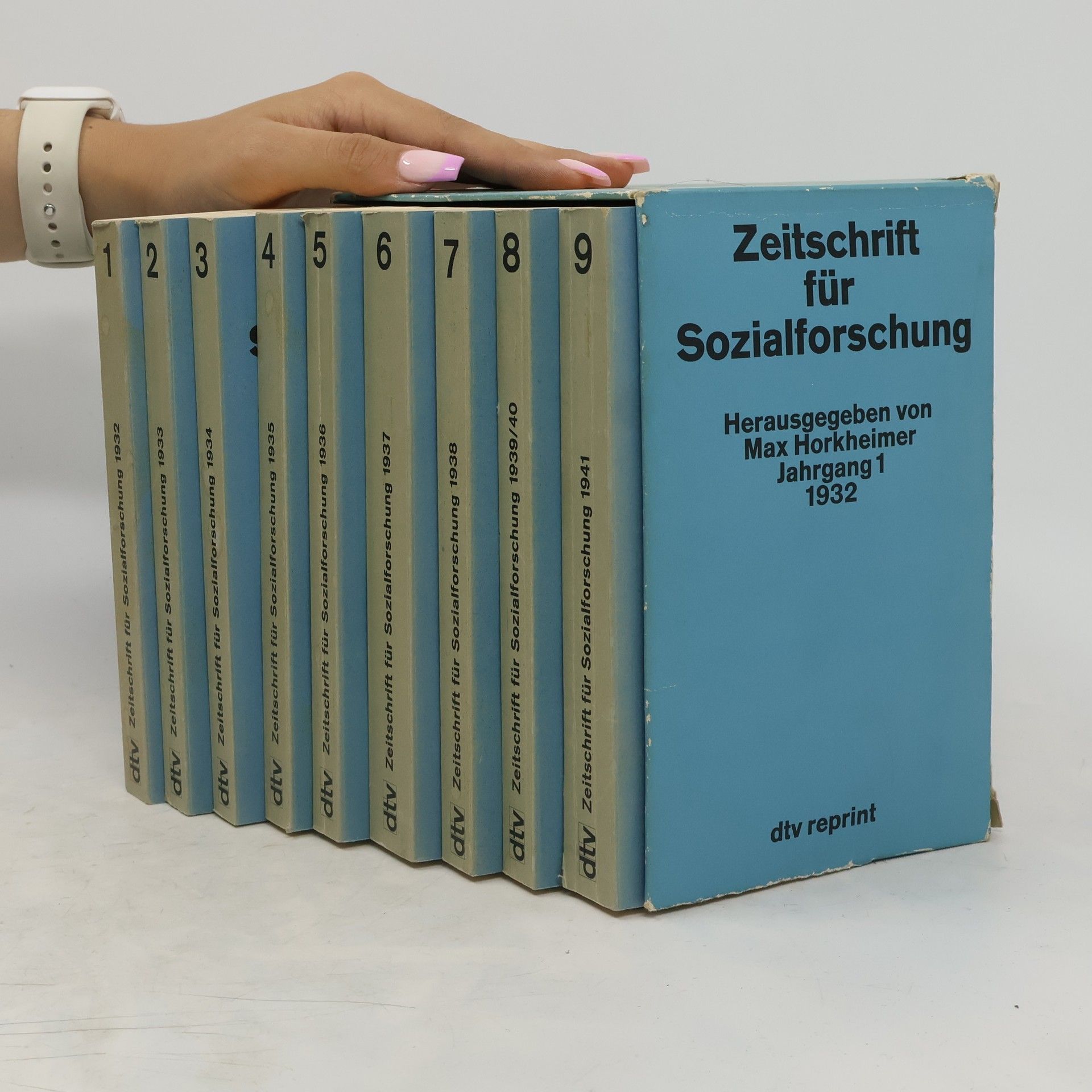 Max Horkheimer Zeitschrift für Sozialforschung 1-9