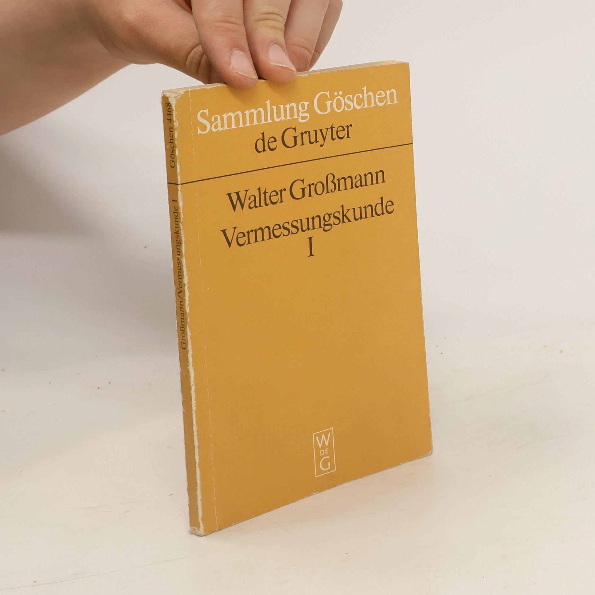 Walter Grossmann Vermessungskunde I