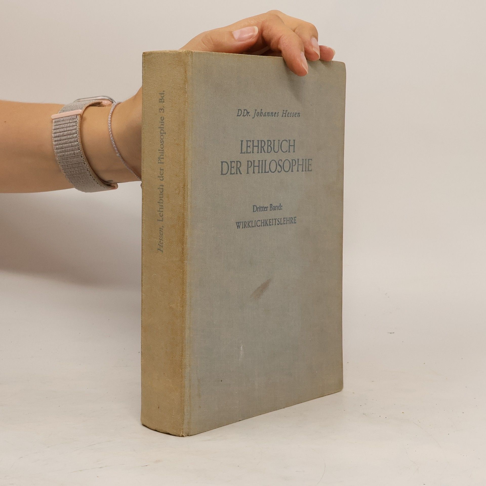 Johannes Hessen Lehrbuch der Philosophie