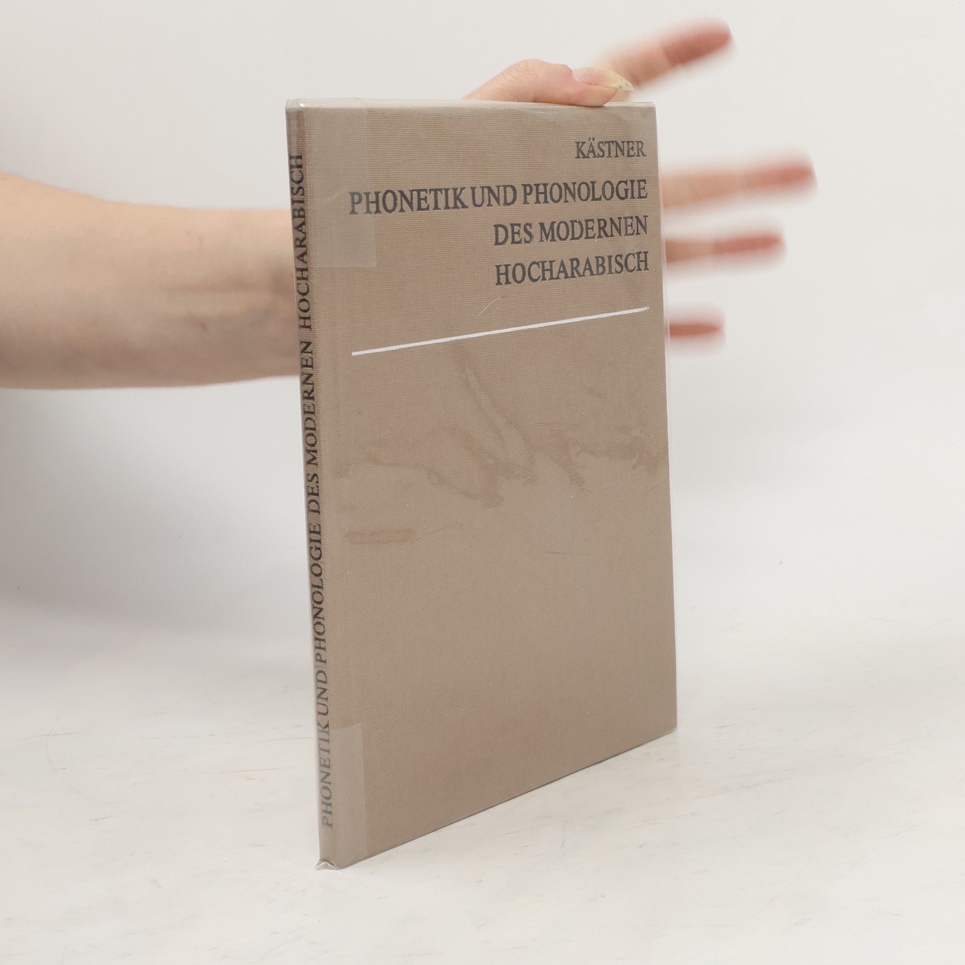 Hartmut Kästner Phonetik und Phonologie des modernen Hocharabisch