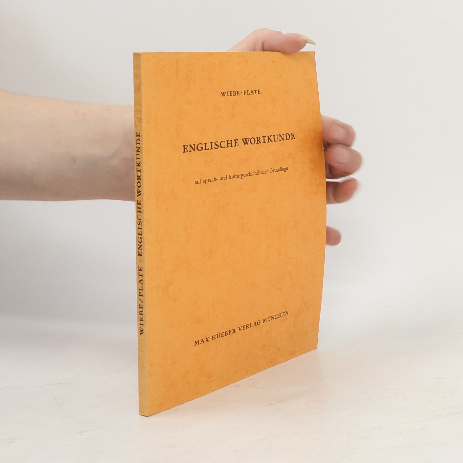 Rudolf Plate Englische Wortkunde