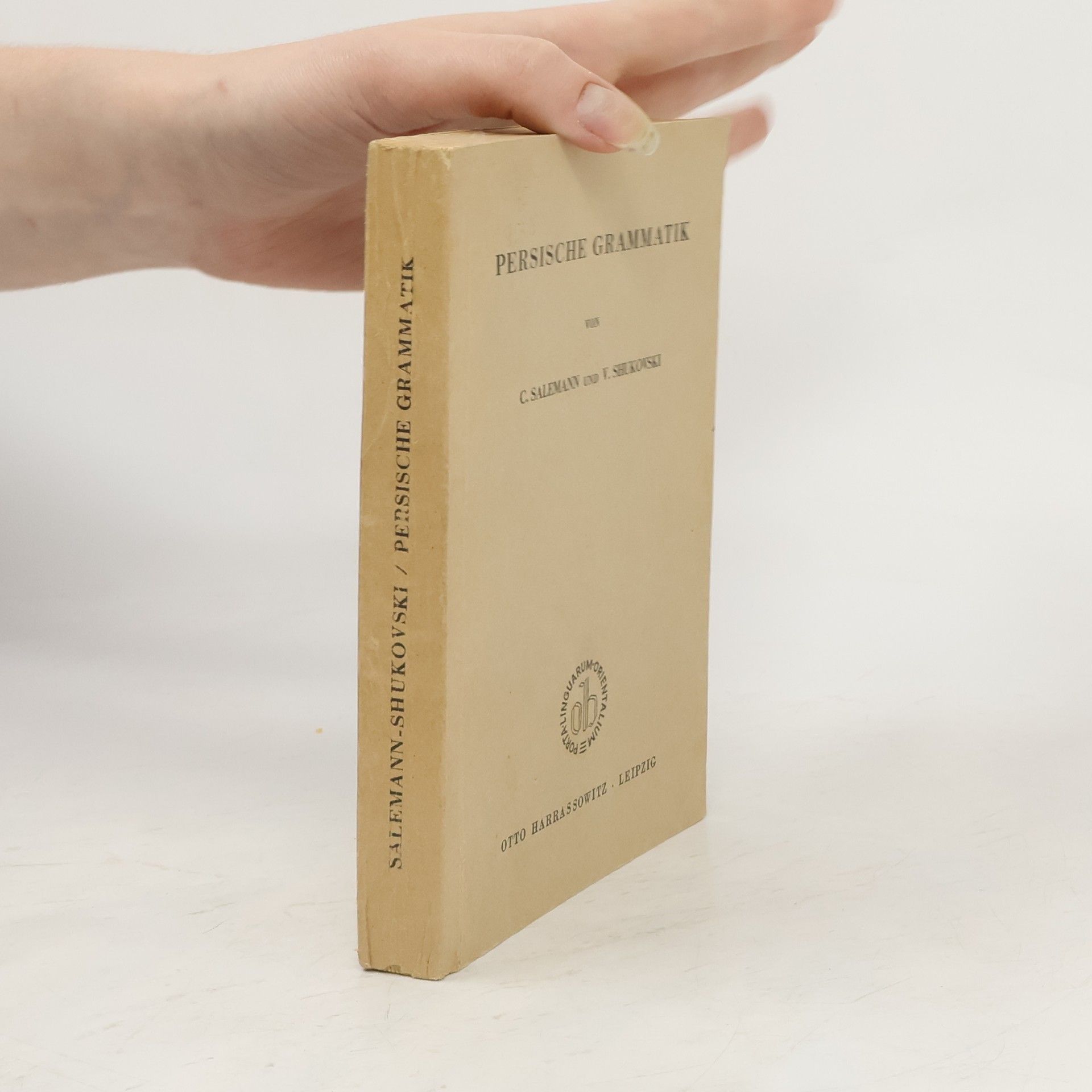 Carl Salemann Persische Grammatik