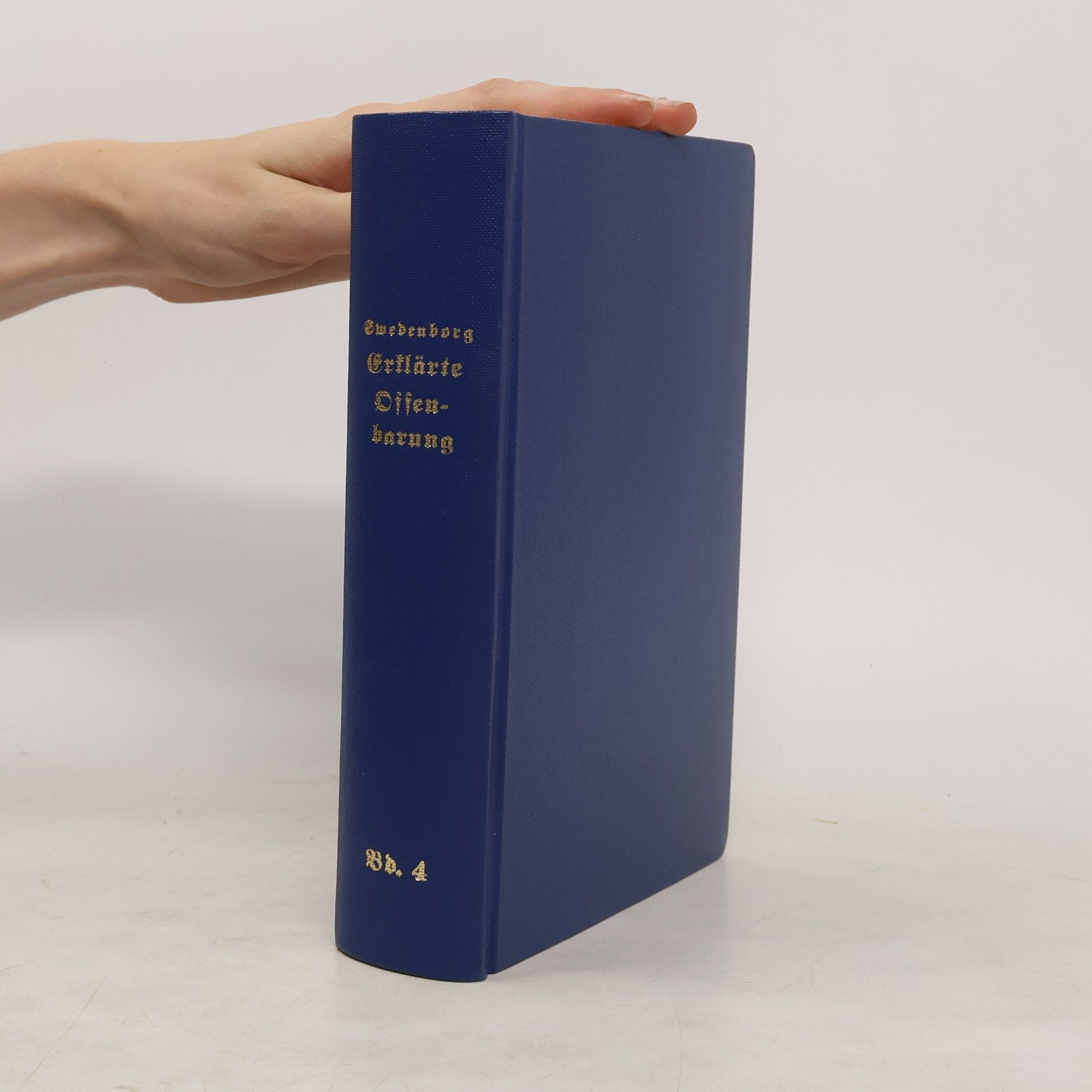Emanuel Swedenborg Die Offenbarung. Band 4 (reprint)
