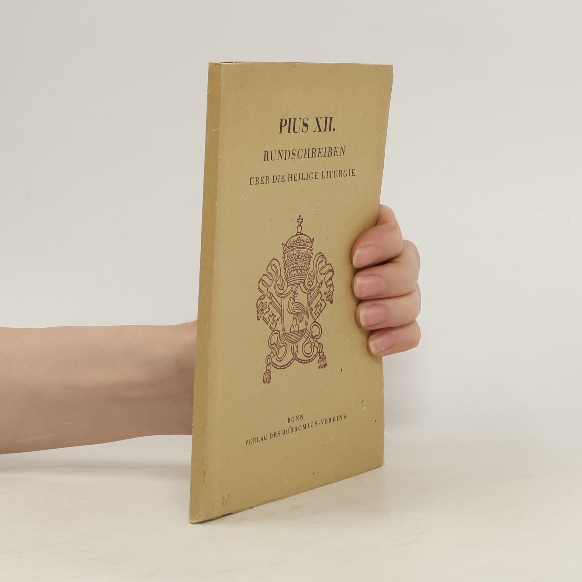 Papst Pius XII. Rundschreiben über die Heilige Liturgie
