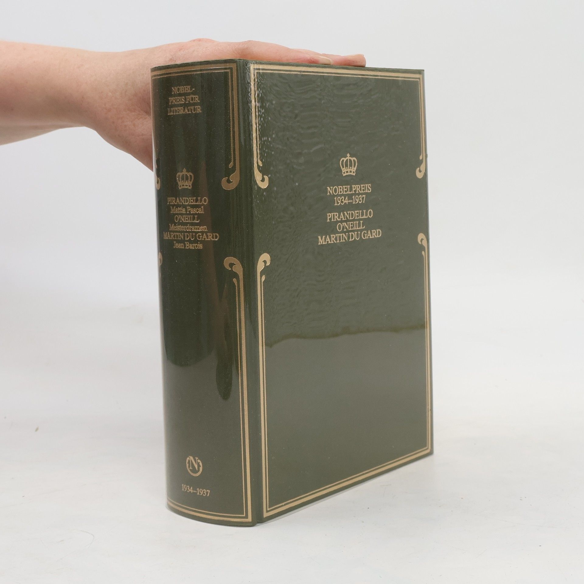 Luigi Pirandello Nobelpreis für Literatur 1934-1937. Pirandello, O'Neill, Martin du Gard