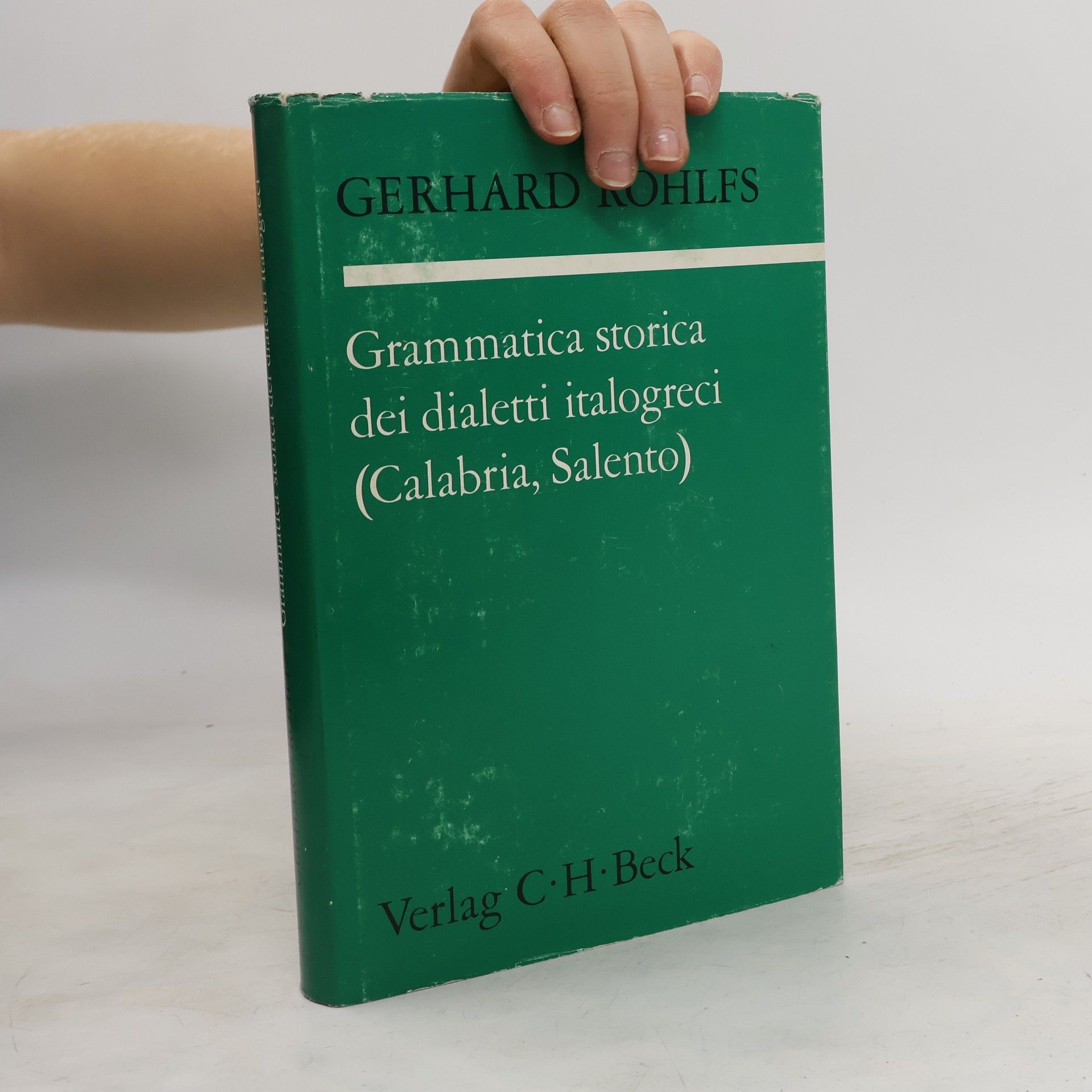 Gerhard Rohlfs Grammatica storica dei dialetti italogreci