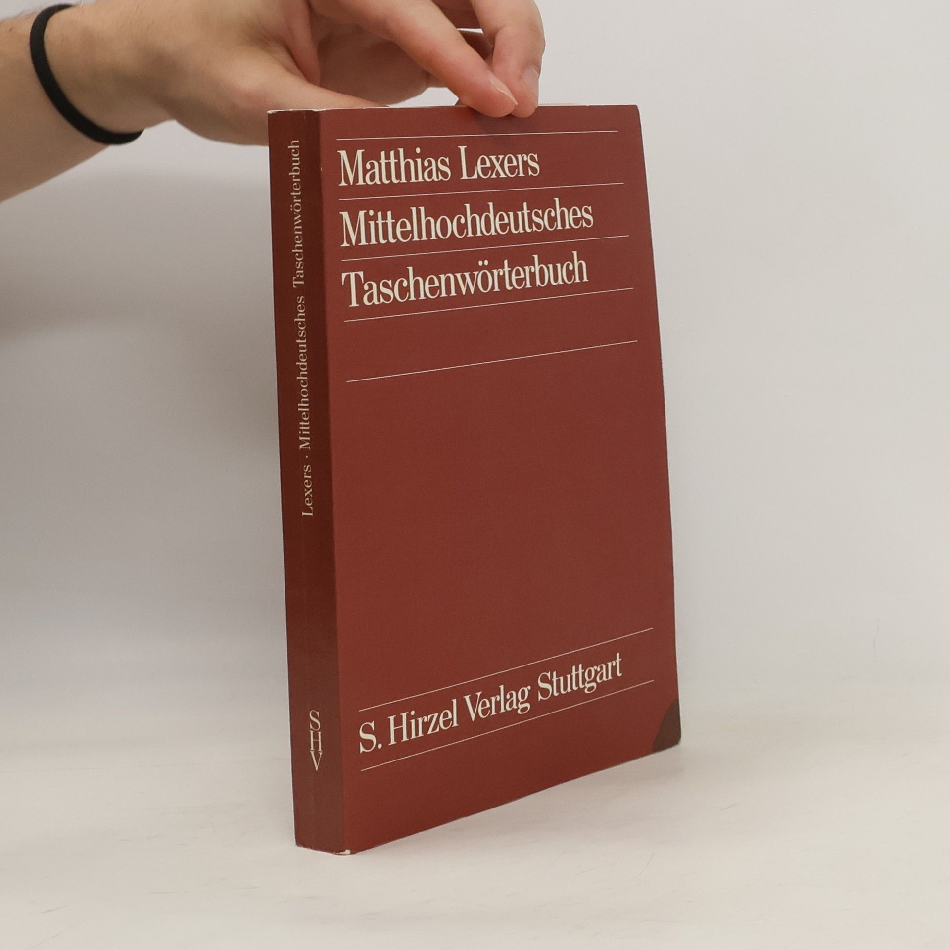 Matthias von Lexer Matthias Lexers Mittelhochdeutsches Taschenwörterbuch