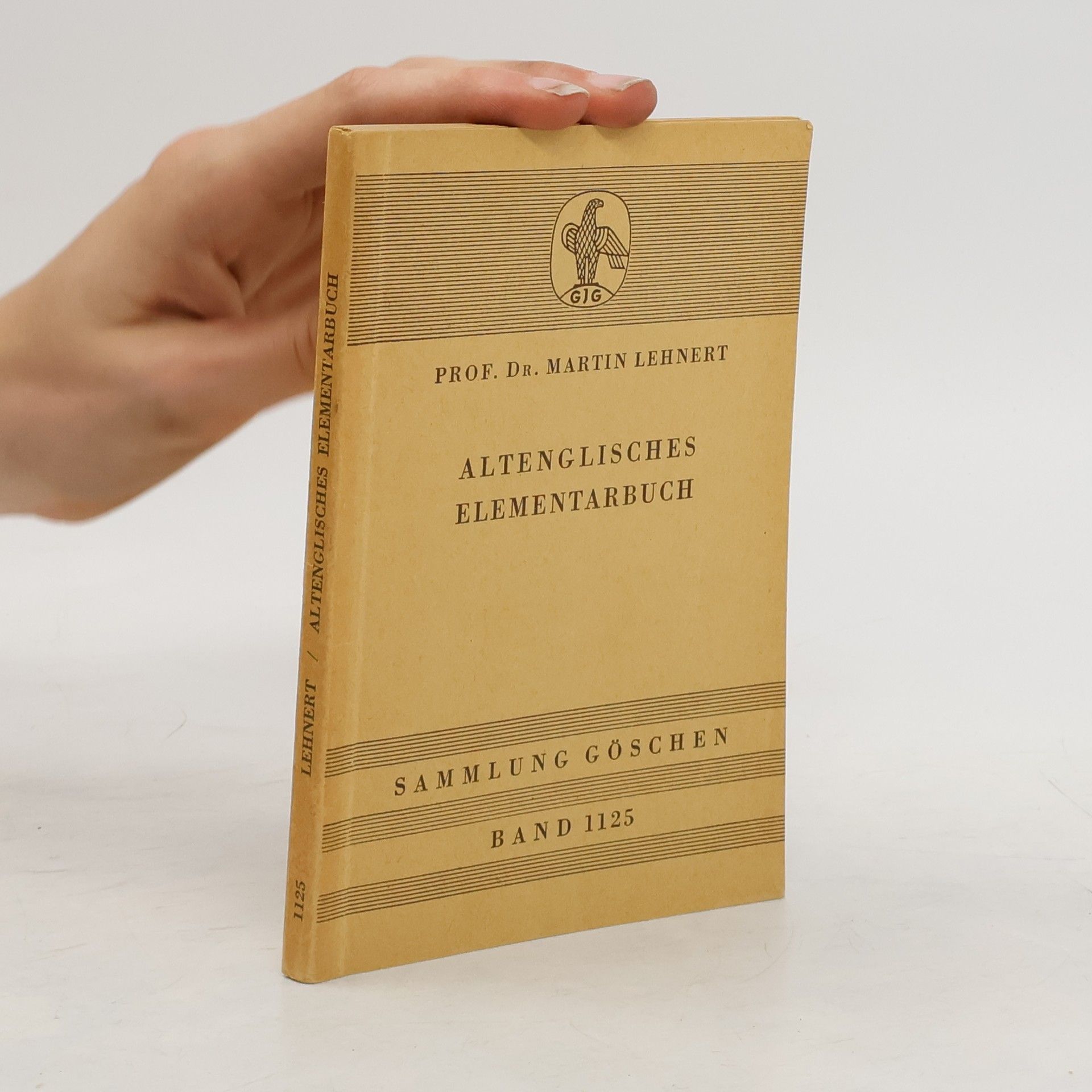 Naumann Hans Altenglisches Elementarbuch - Band 1125
