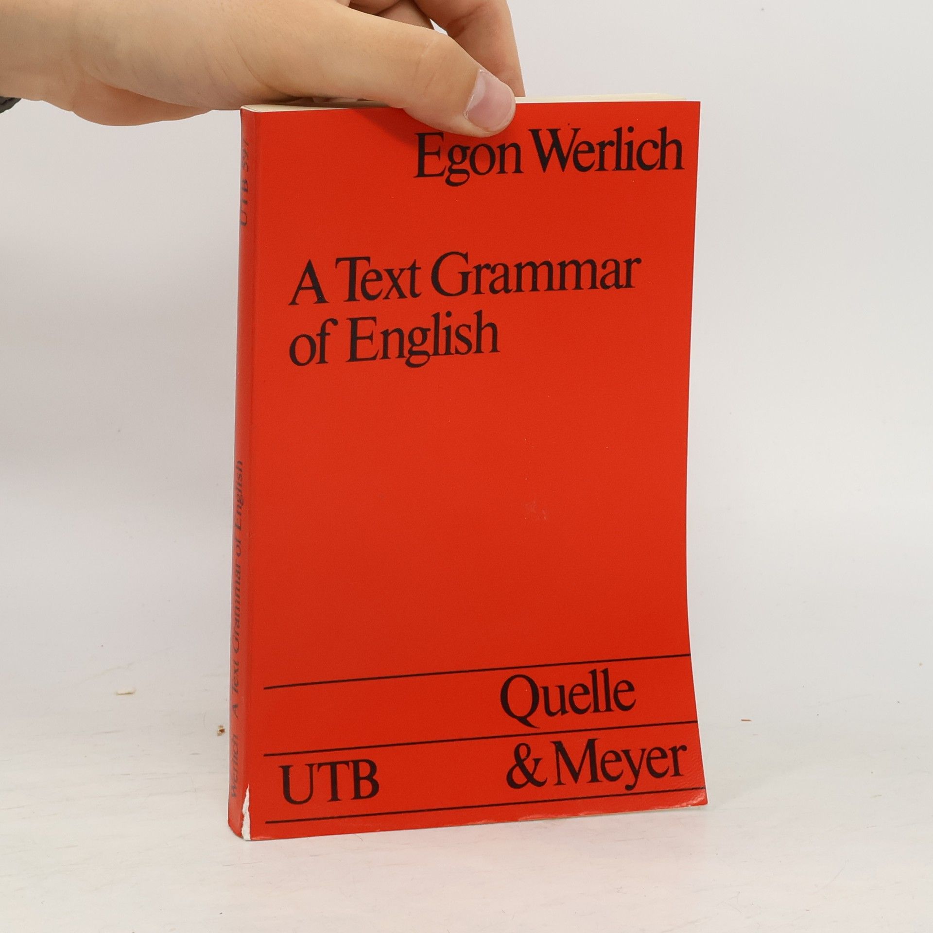 Egon Werlich A text grammar of English