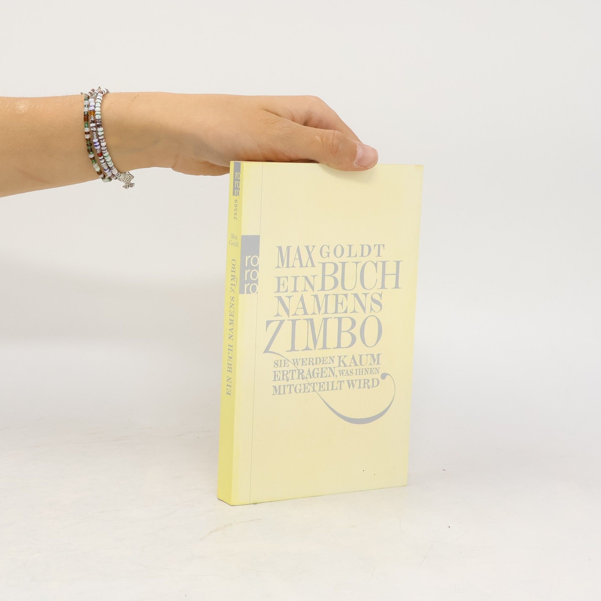 Max Goldt Ein Buch namens Zimbo