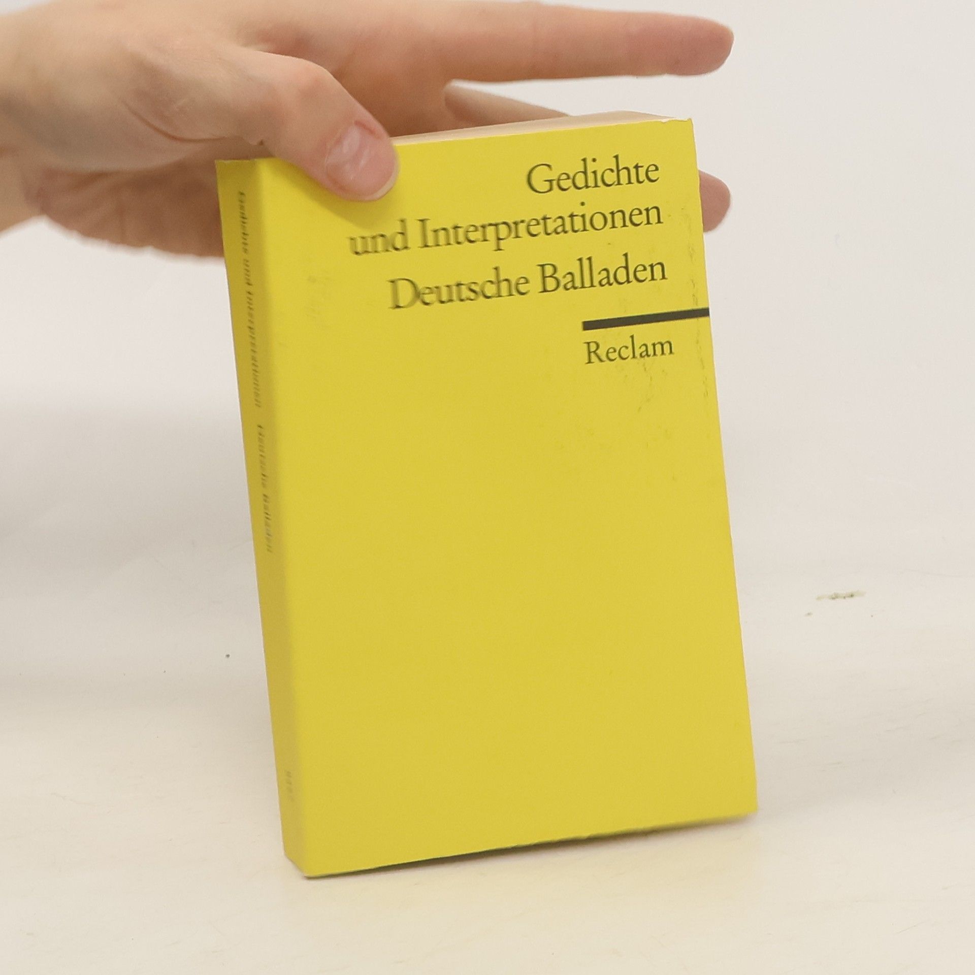 Gunter E. Grimm Gedichte und Interpretationen - Deutsche Balladen