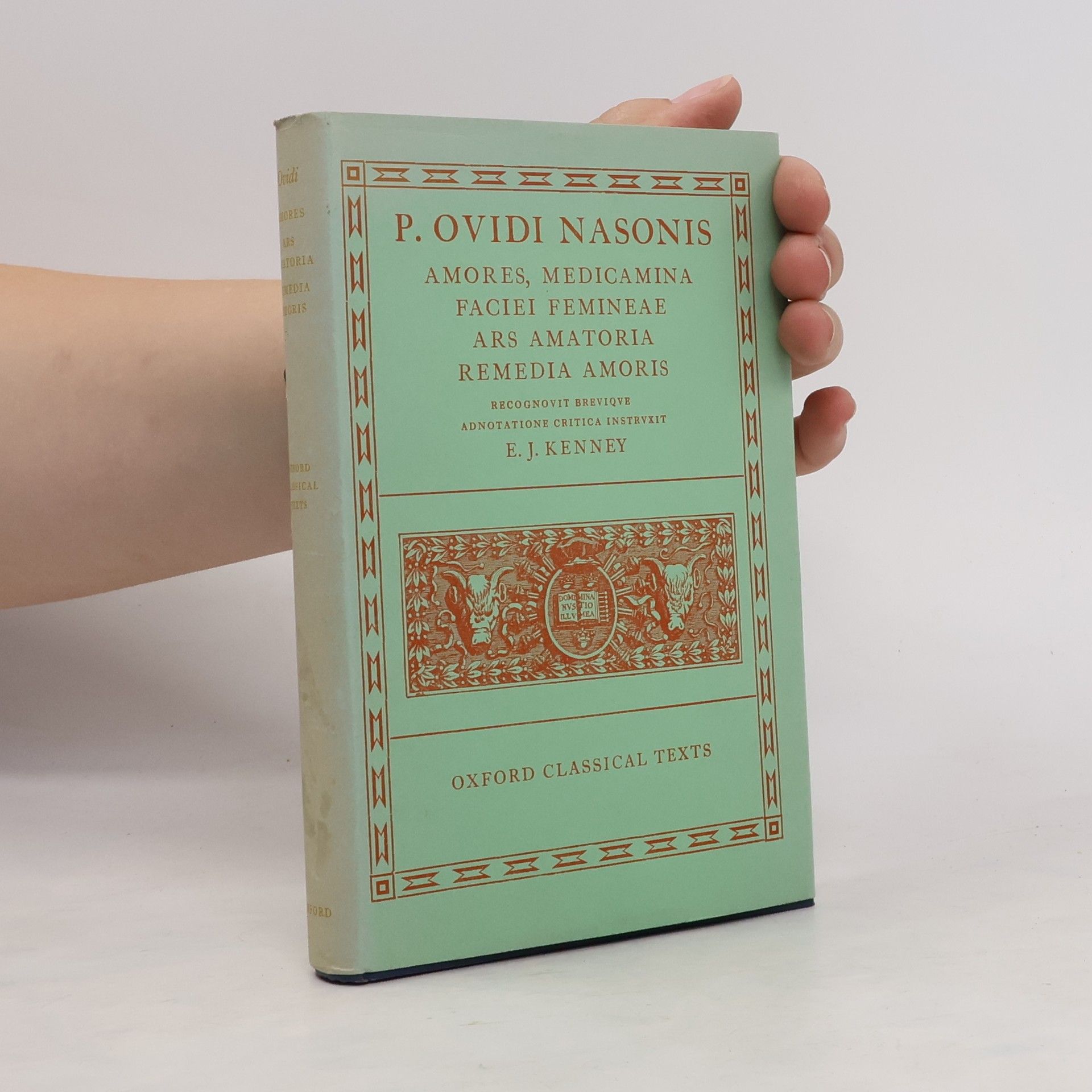 E. J. Kenney Amore, Medicamina Faciei Femineae, Ars Amatoria, Remedia Amoris