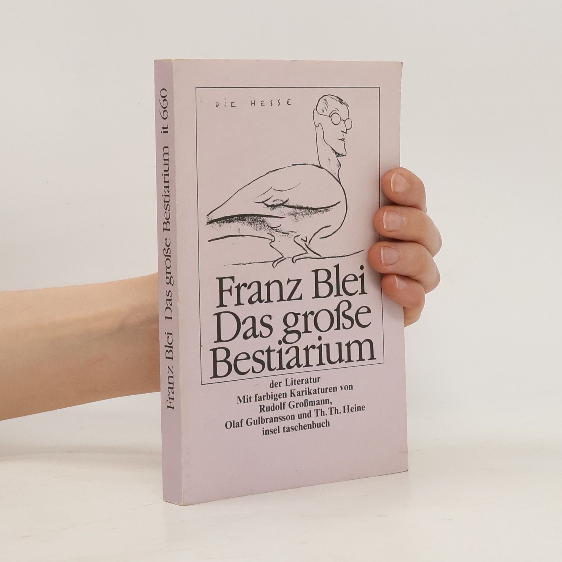 Franz Blei Das grosse Bestiarium der Literatur