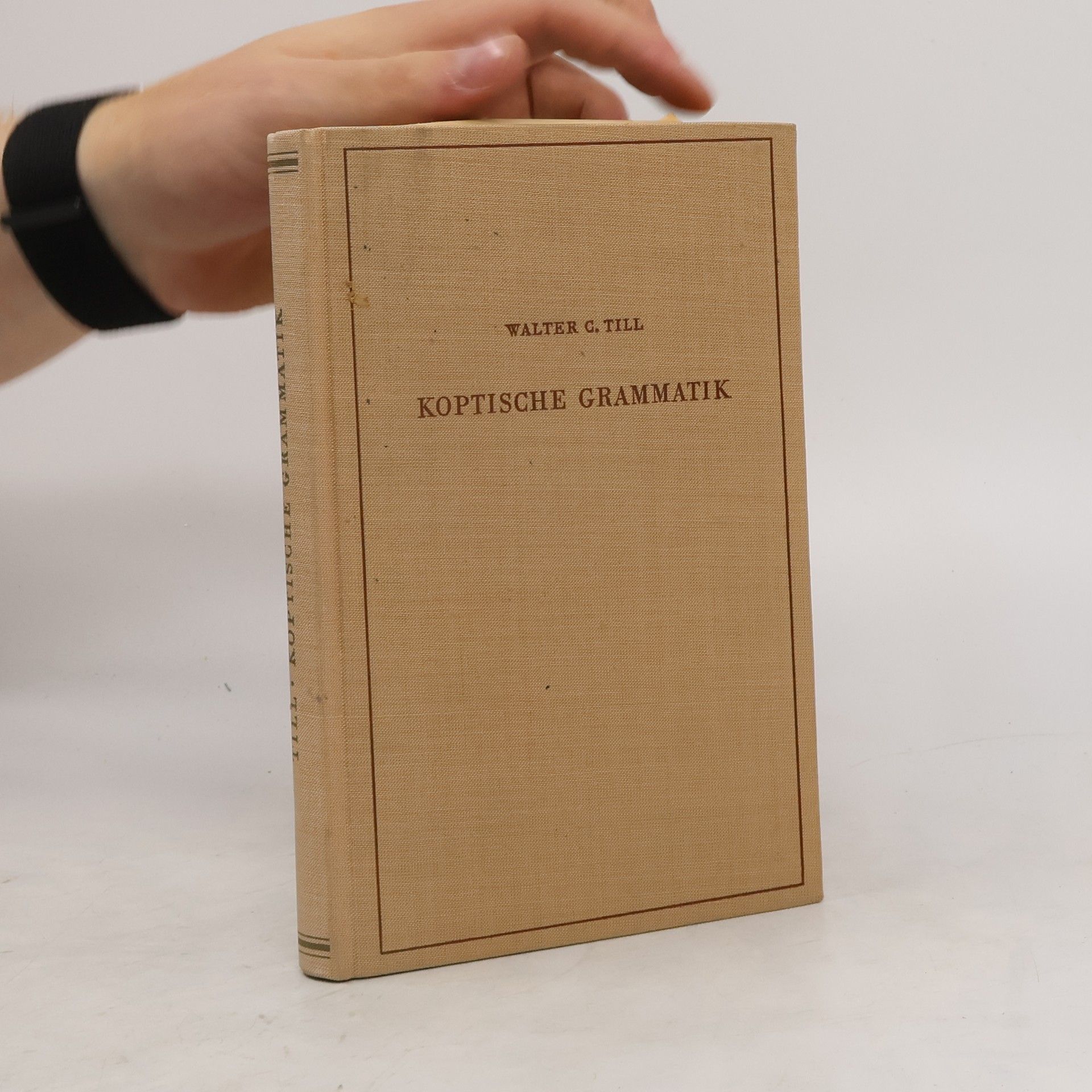 Walter C. Till Koptische Grammatik